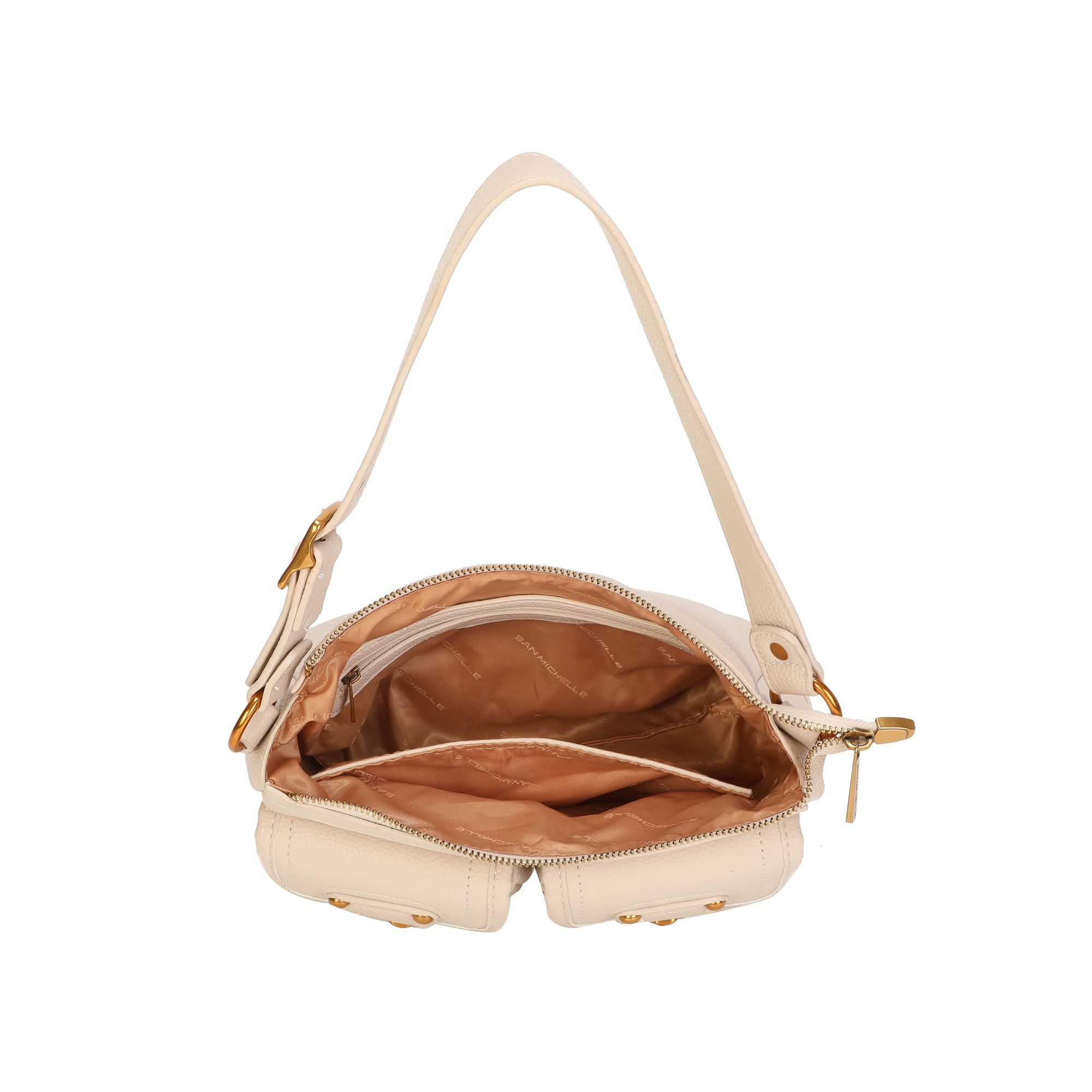 Lily Shoulder Bag - Beige view 4