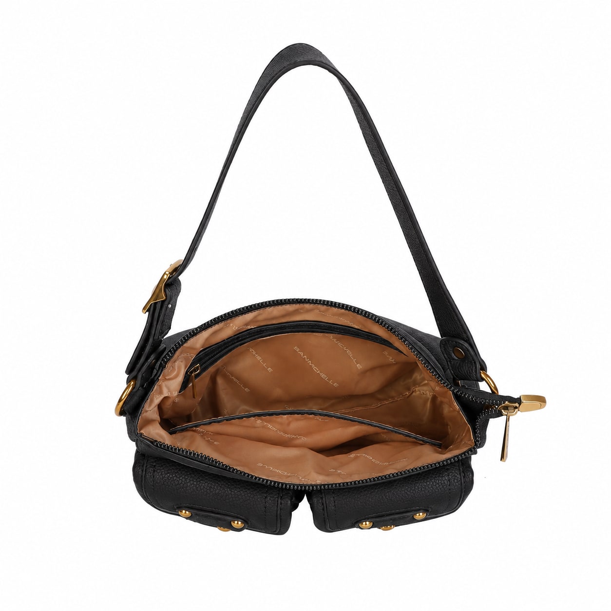 Lily Shoulder Bag - Black view 4