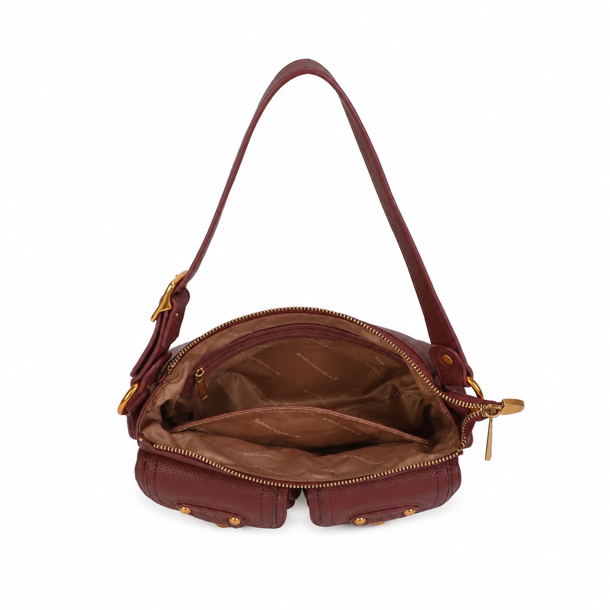 Lily Shoulder Bag - Merlot view 4