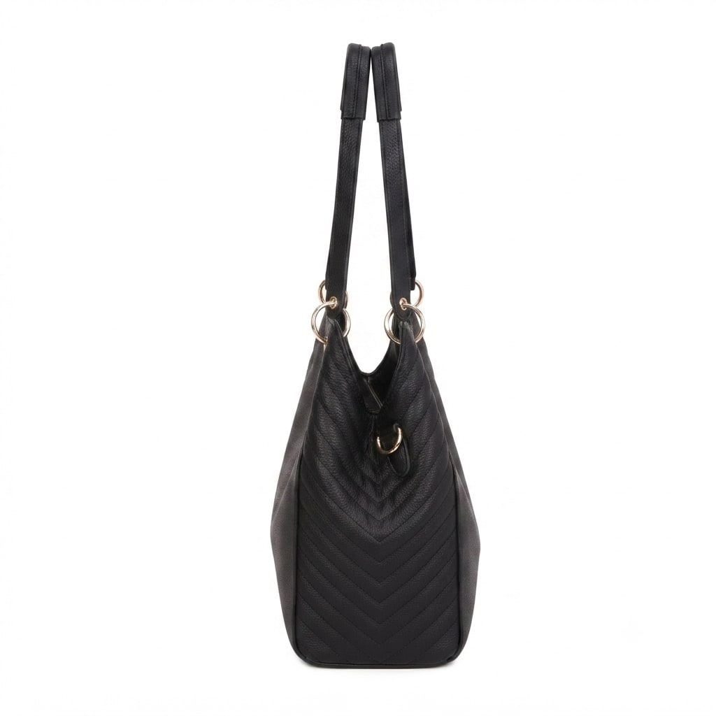 Lola Hobo Bag - Black view 3