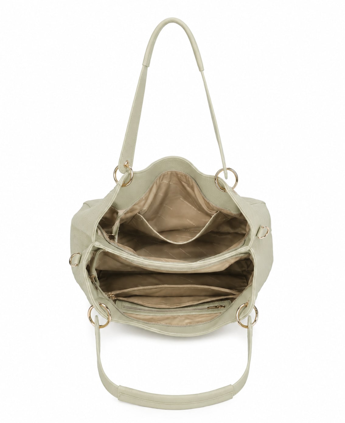 Lola Hobo Bag - Pale Green view 4