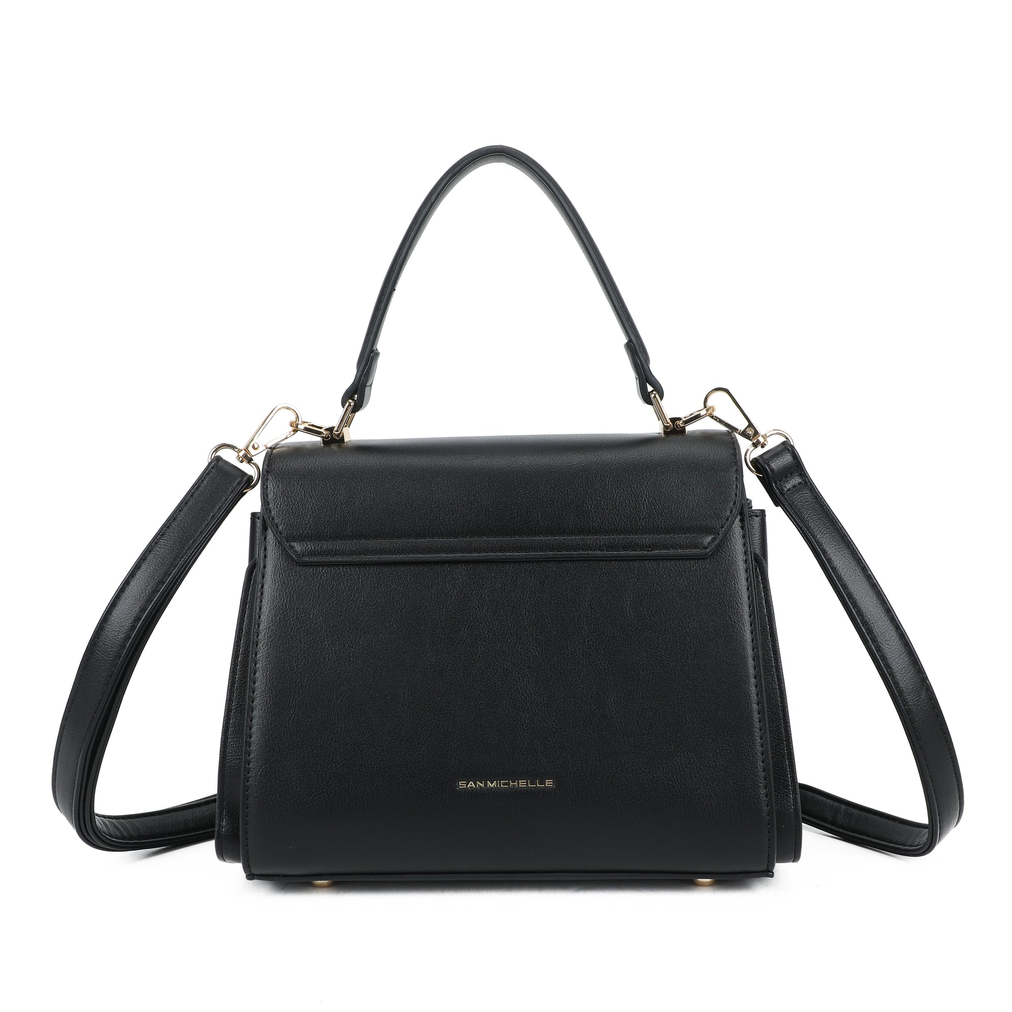 Louisa Top Handle Bag - Black view 3