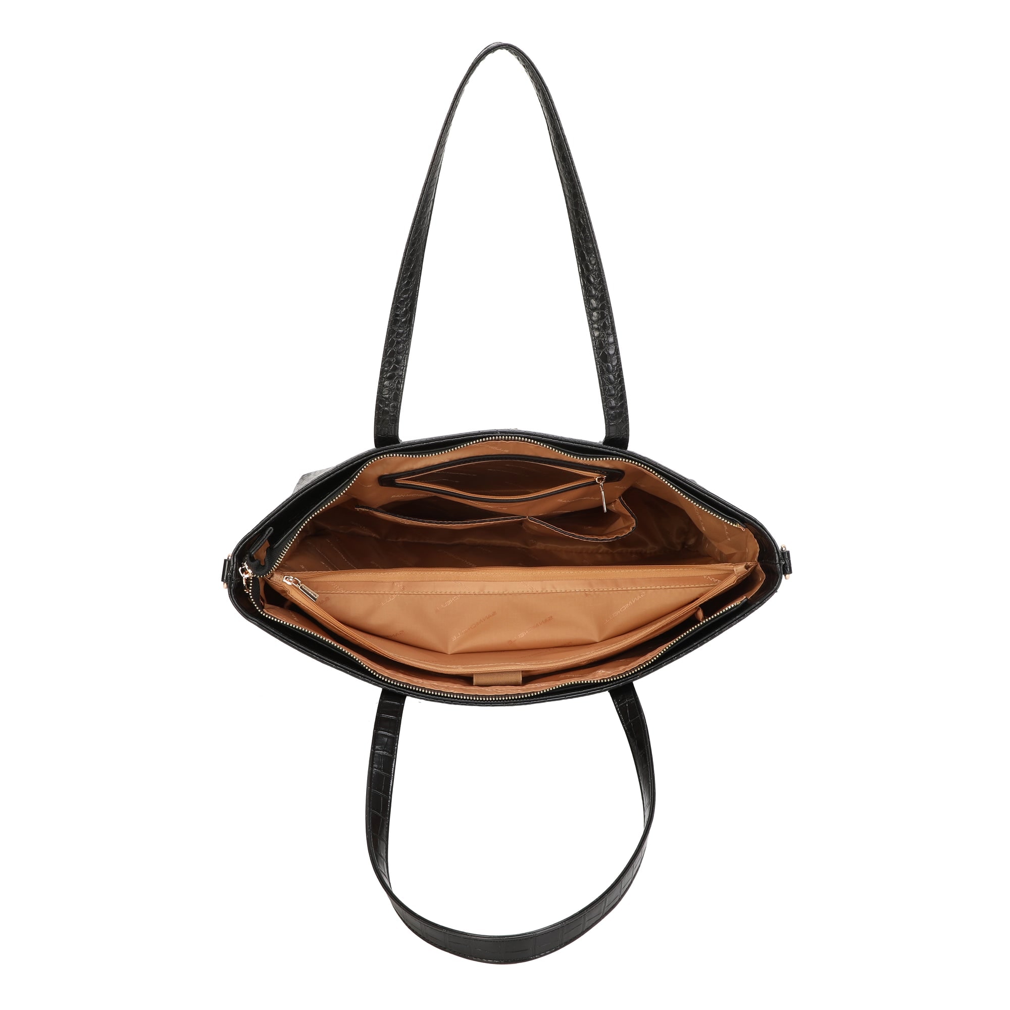 Amber Large Tote Bag - Black view 5