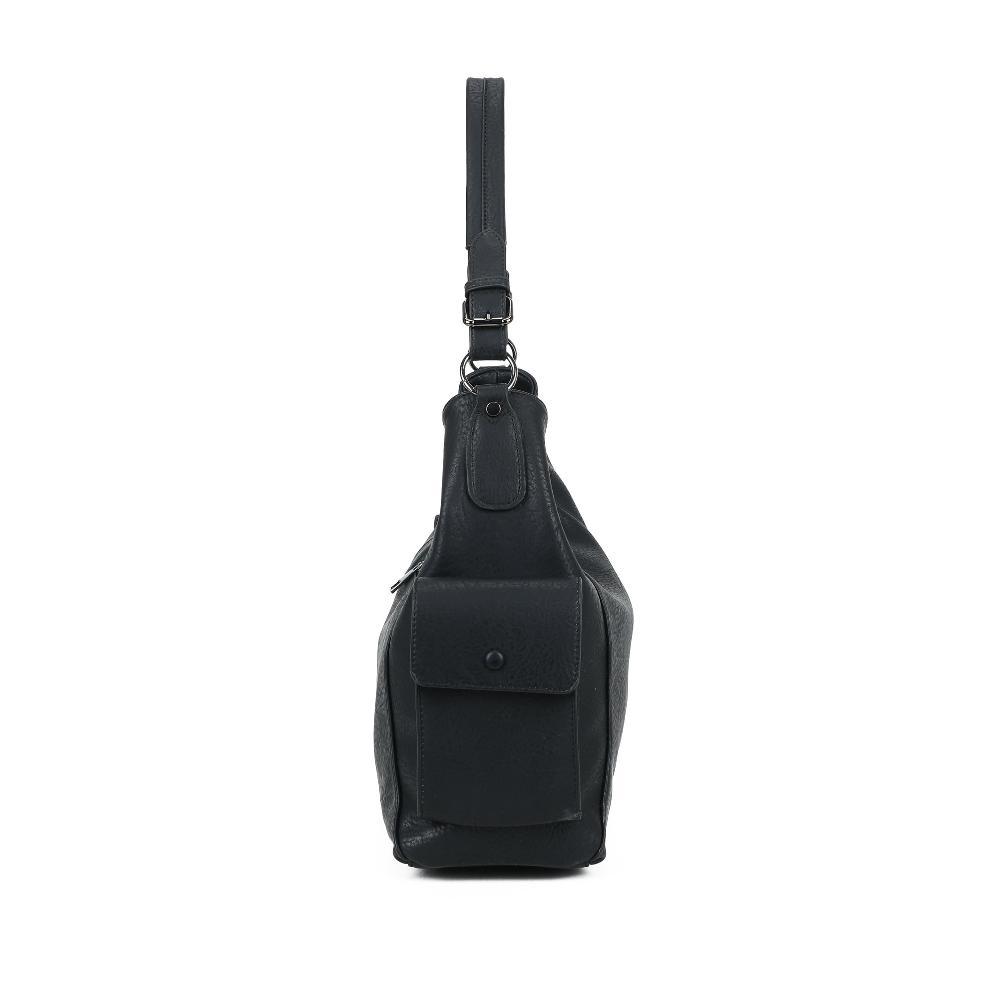 Luna Hobo Bag - Black view 3