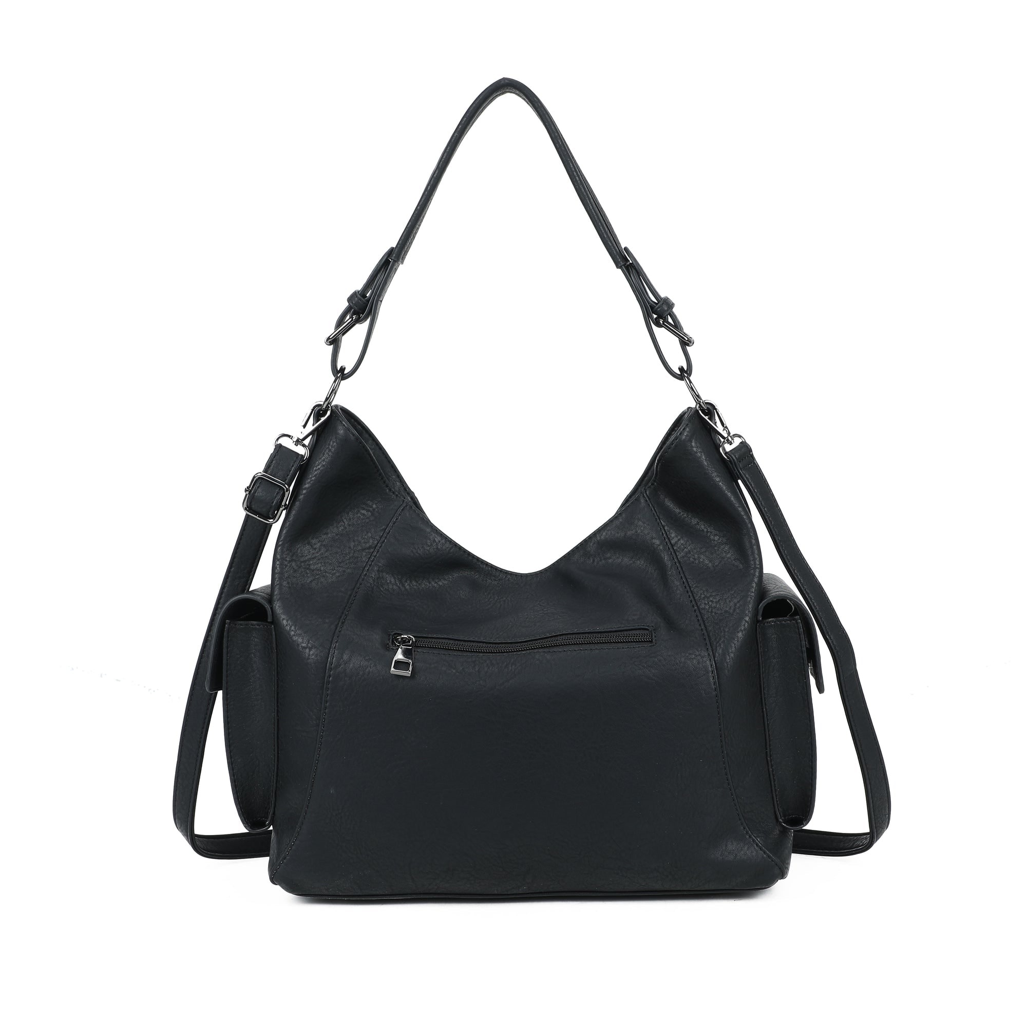 Luna Hobo Bag - Black view 4