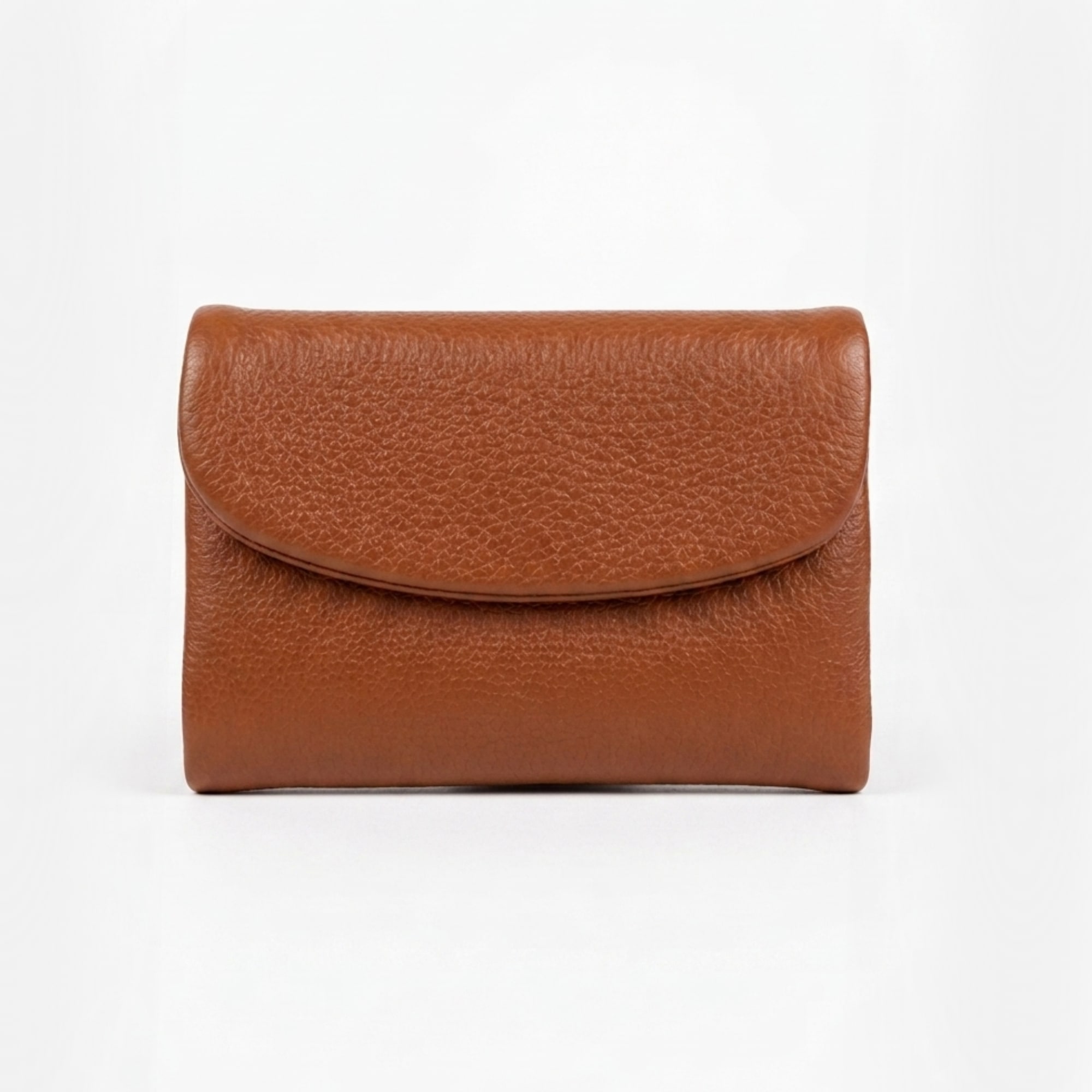 Margaret Medium Leather Wallet - Brown
