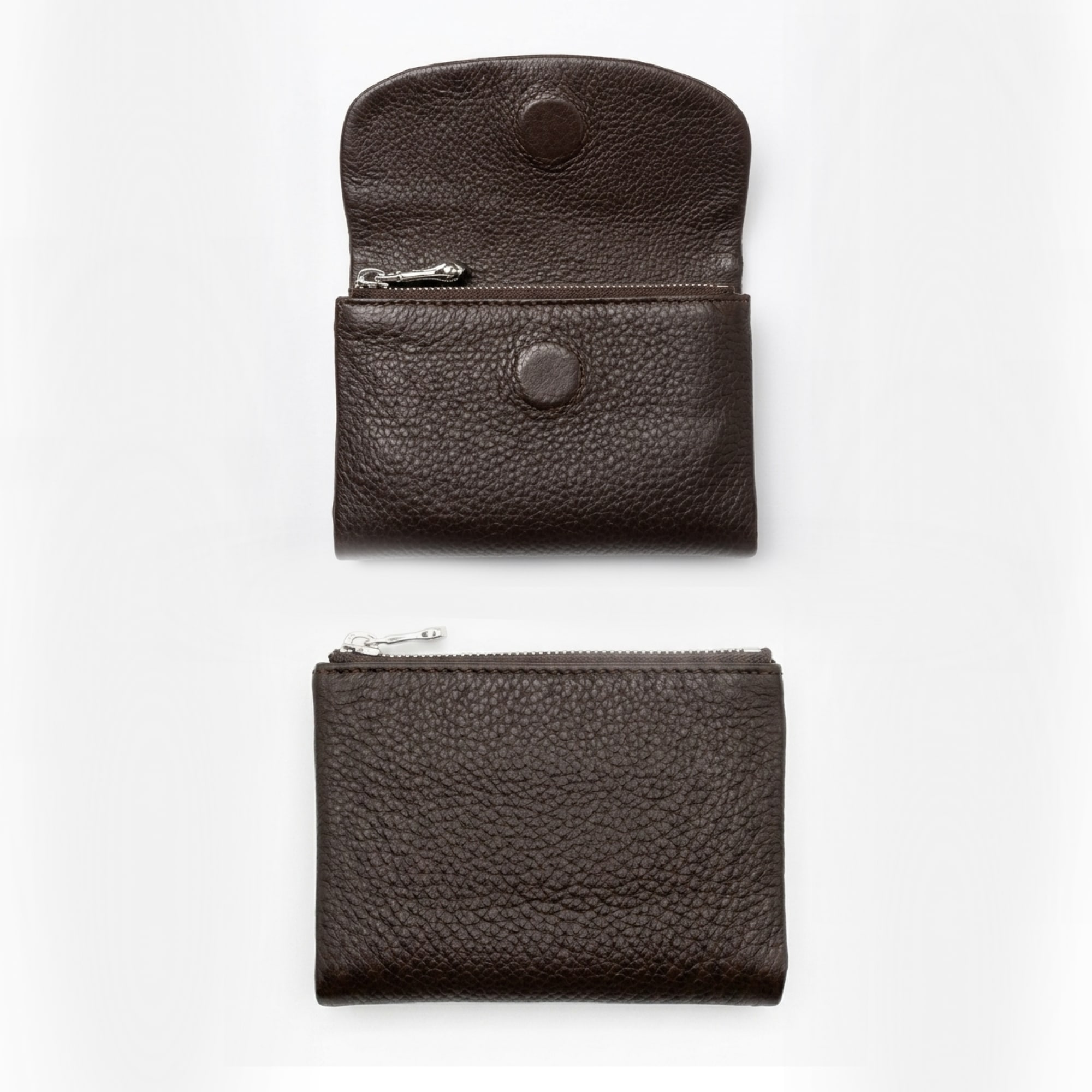 Margaret Medium Leather Wallet - Coffee view 3