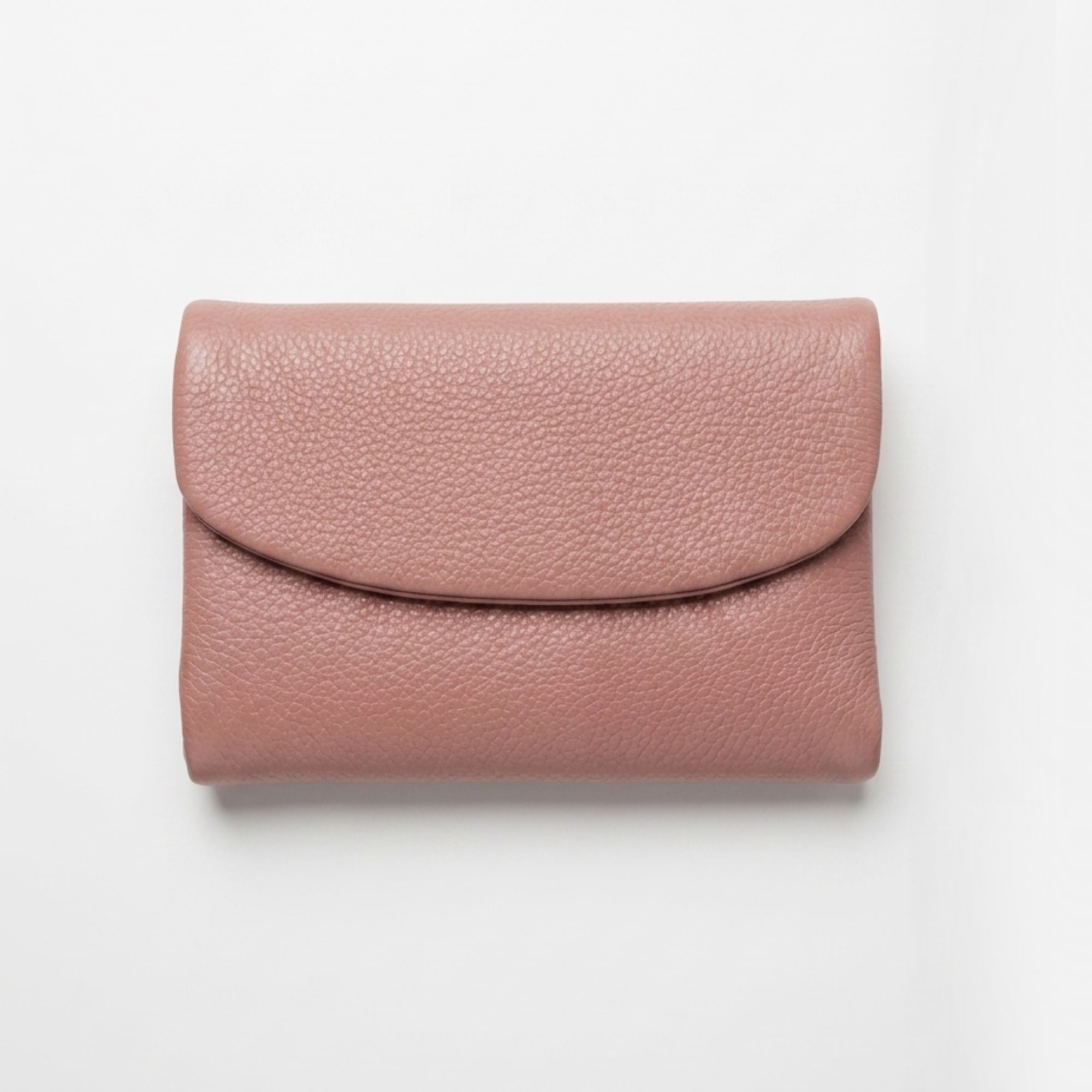 Margaret Medium Leather Wallet - Pink