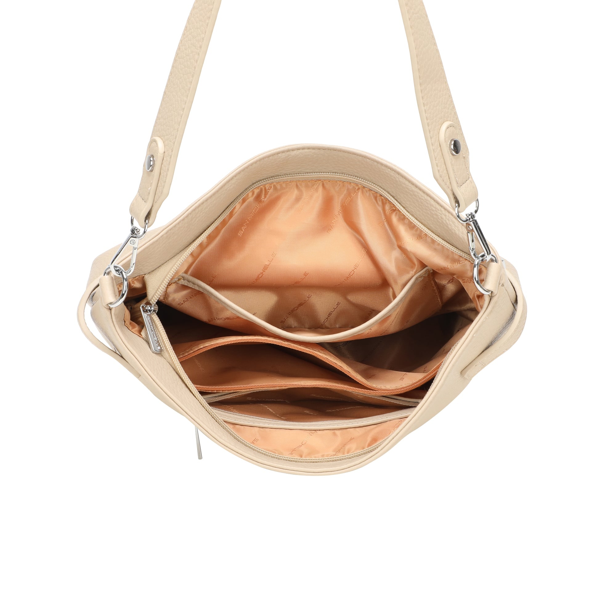 Marie Hobo Bag - Cream view 4