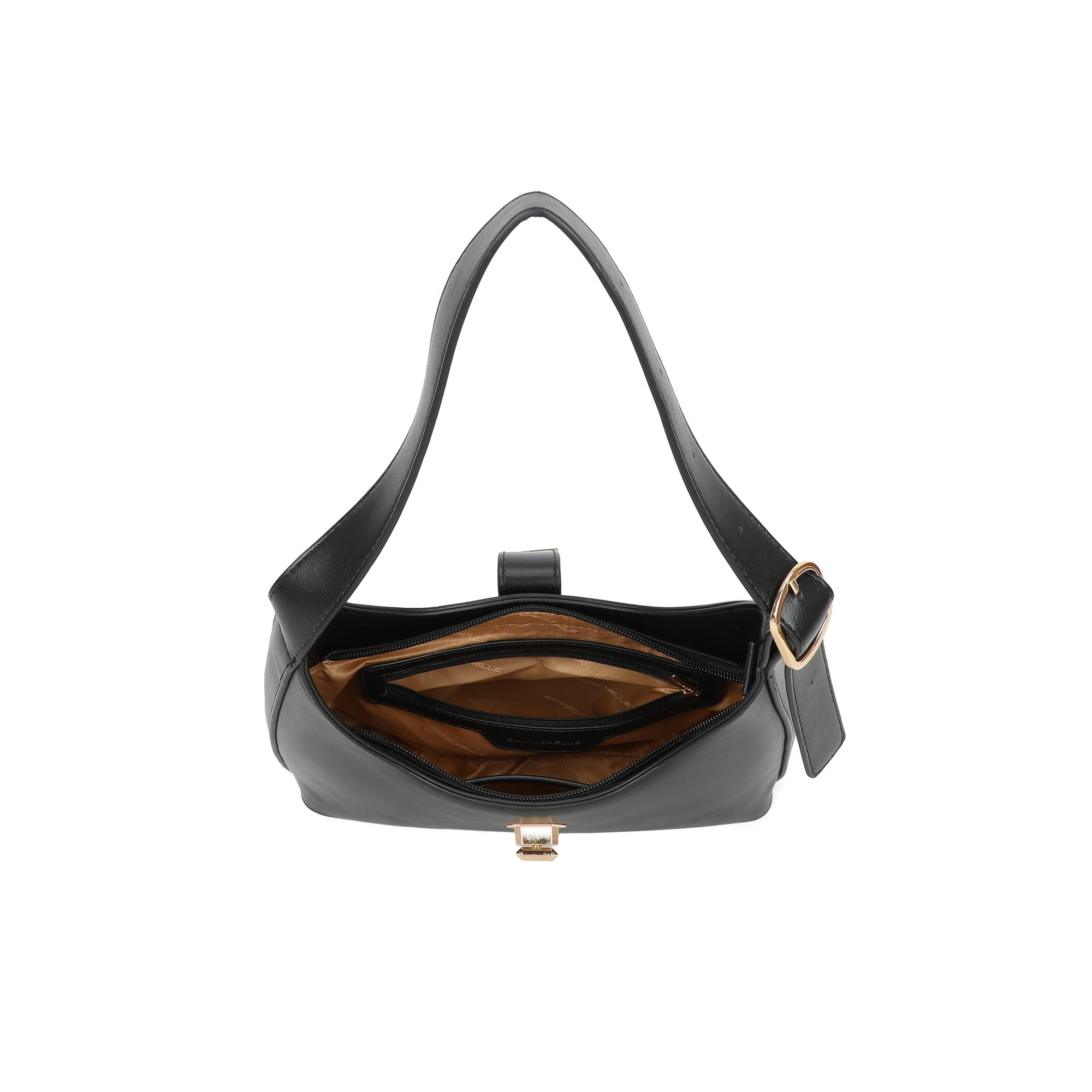 Monroe Hobo Bag - Black view 5