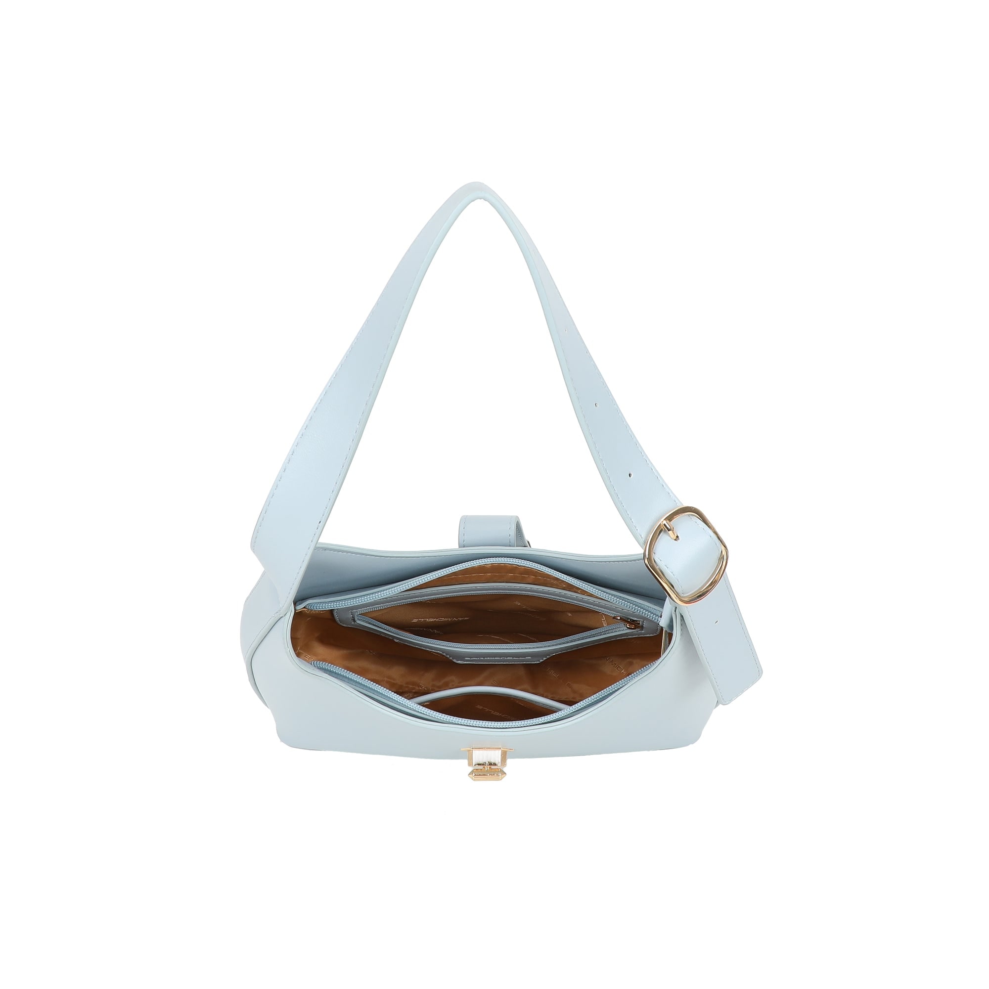 Monroe Hobo Bag - Light Blue view 5