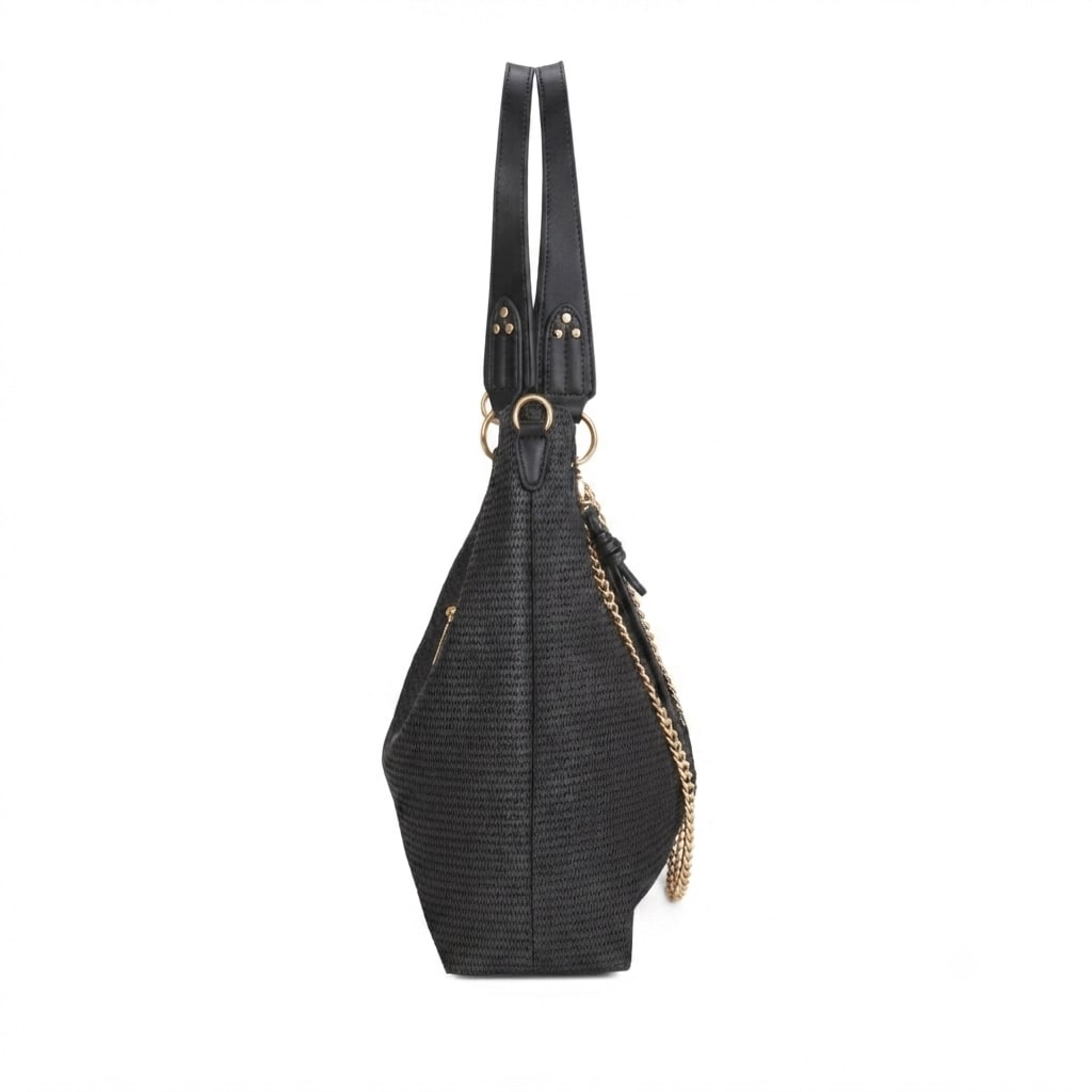Nancy Shoulder Bag - Black view 3