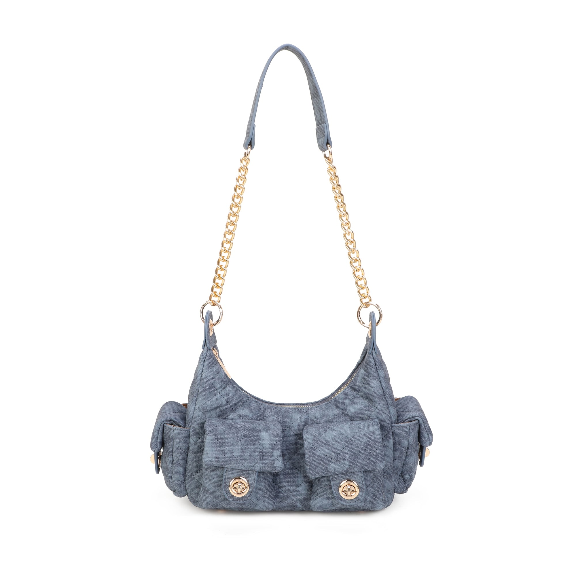 Naomi Shoulder Bag - Denim Blue