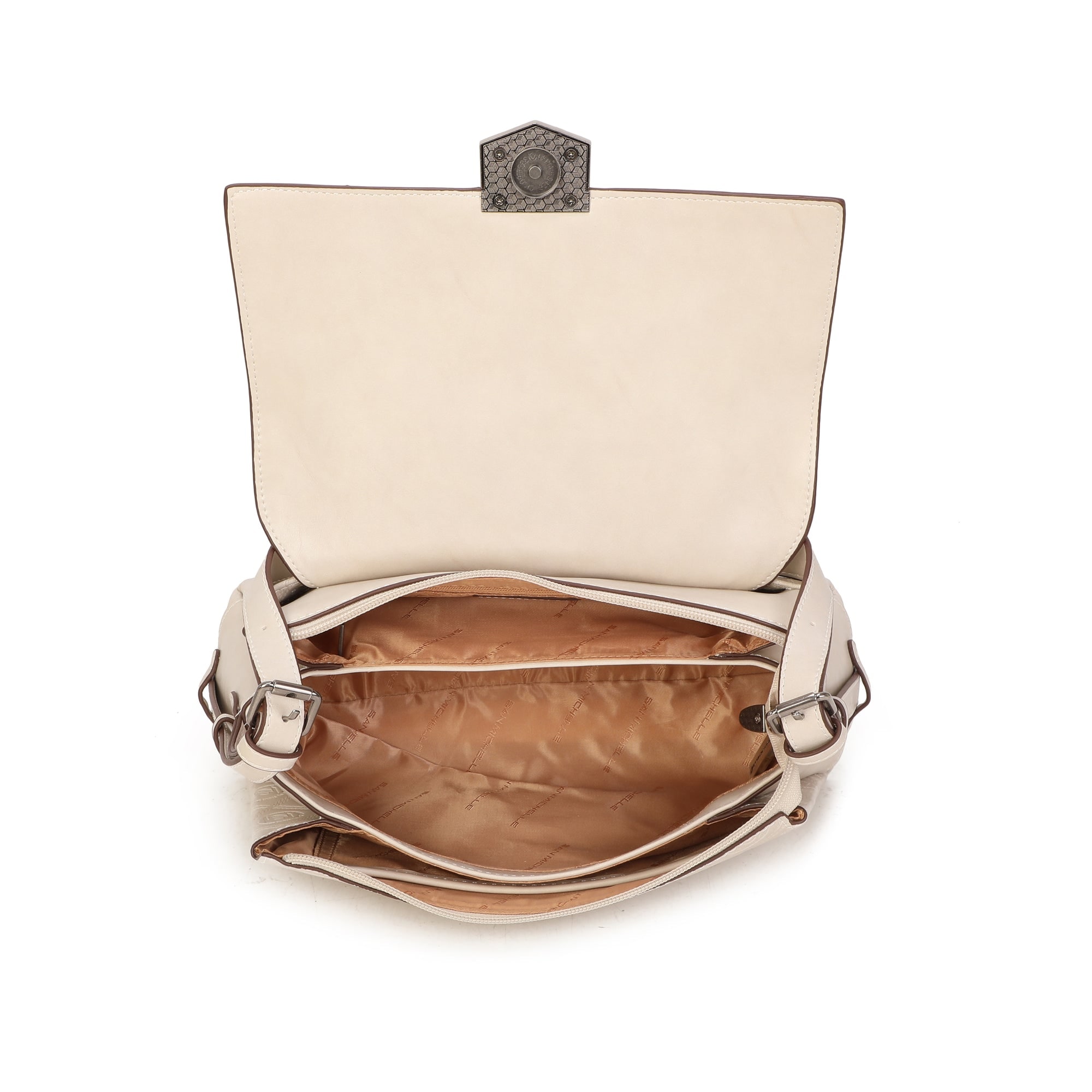 Naya Shoulder Bag - Beige view 3