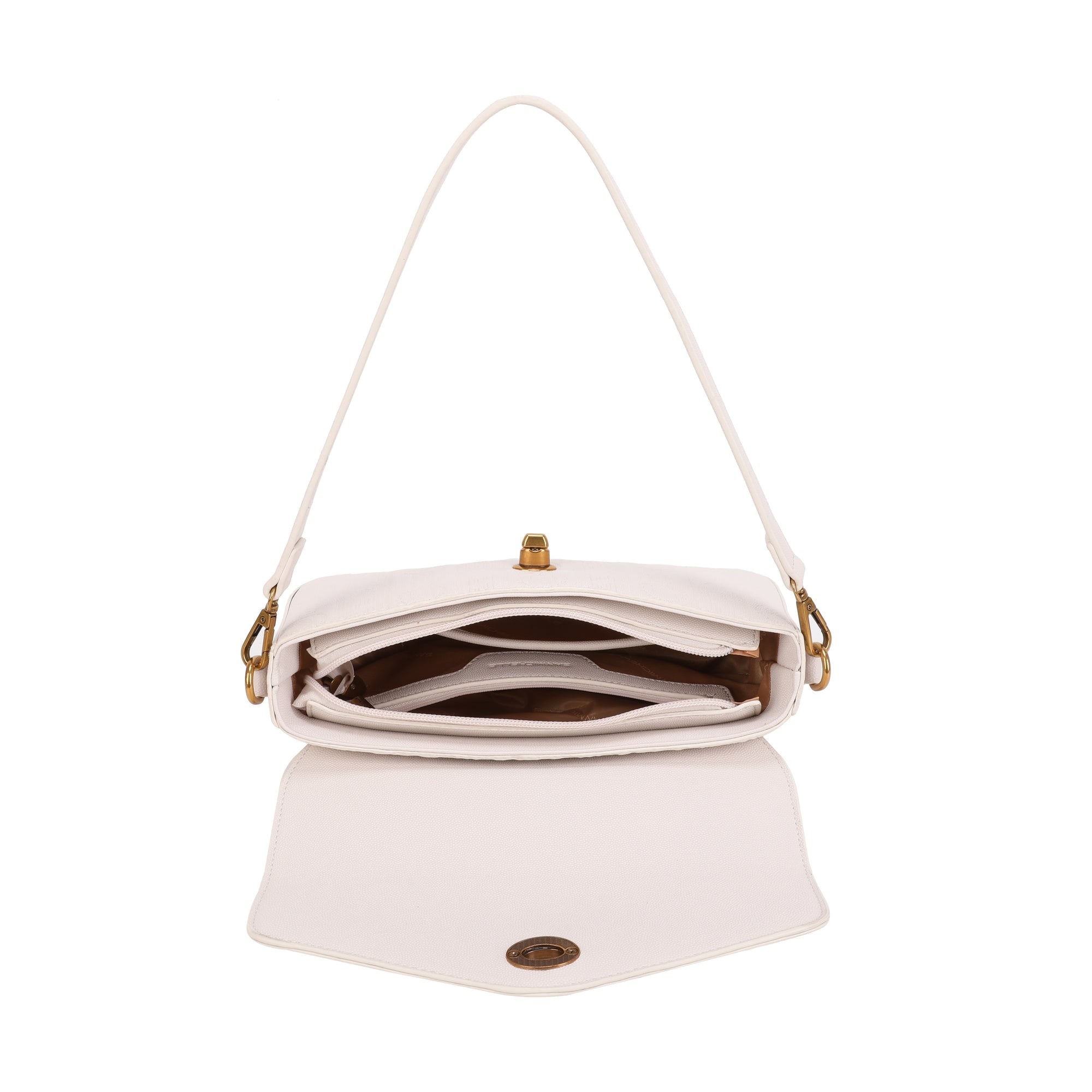Nelly Shoulder Bag - Beige view 4