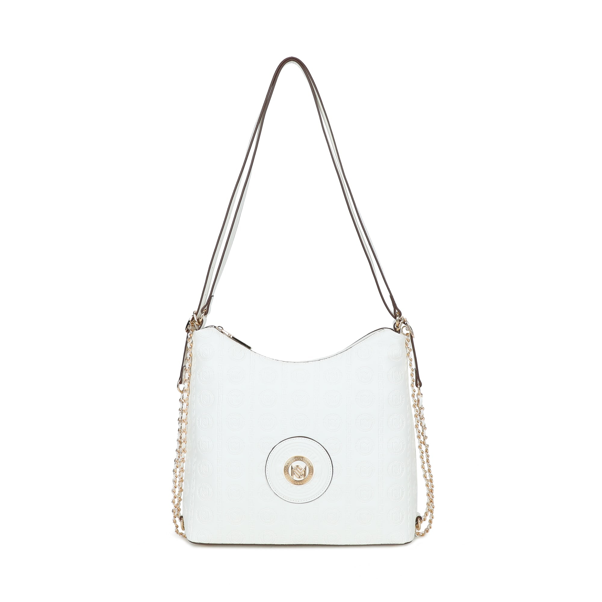 Nora Two-Way Hobo Bag - White