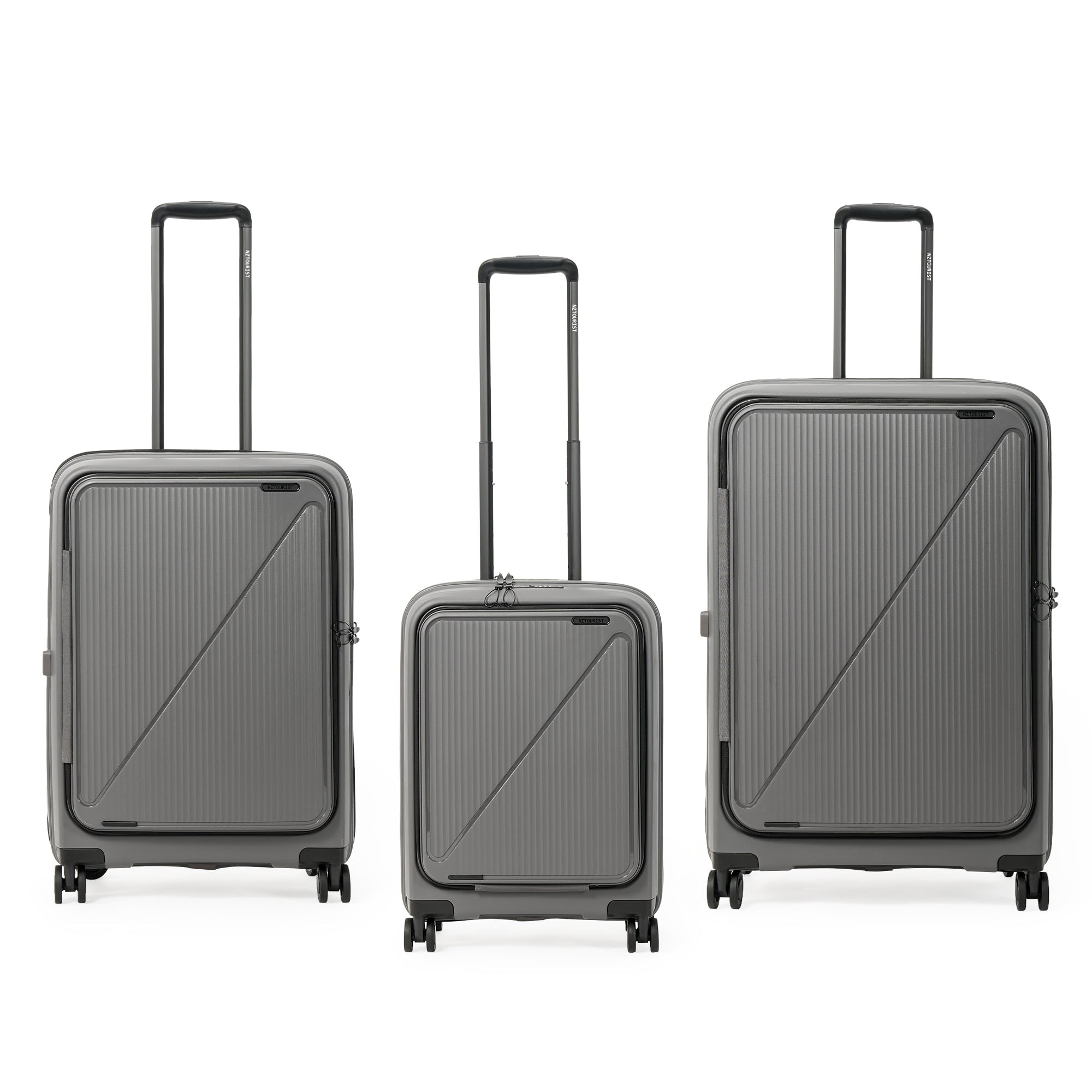 NZTourist Primo  Carry On 54cm Suitcase - Grey view 5