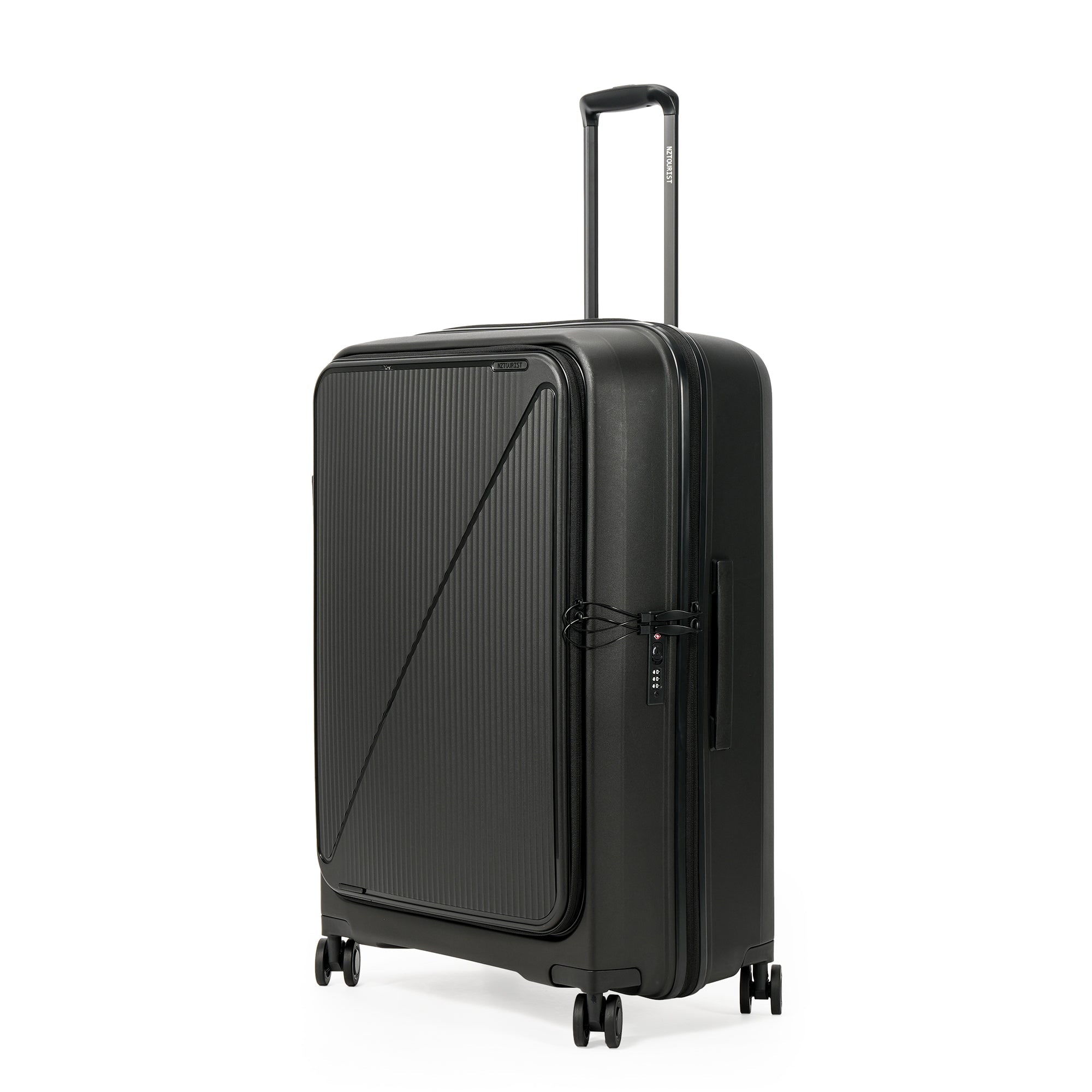 NZTourist Primo Dual Open 77cm Suitcase - Black view 4
