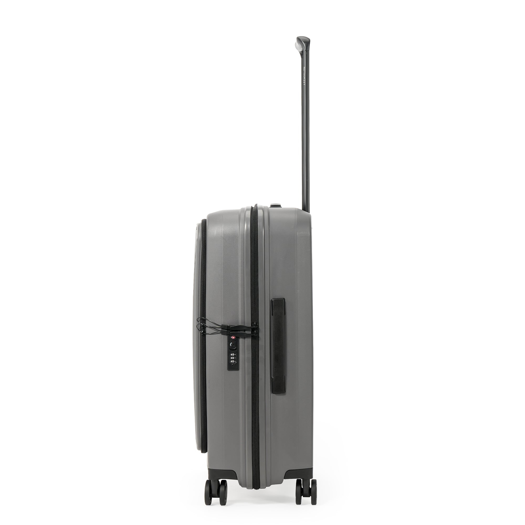 NZTourist Primo Dual Open 77cm Suitcase - Grey view 7