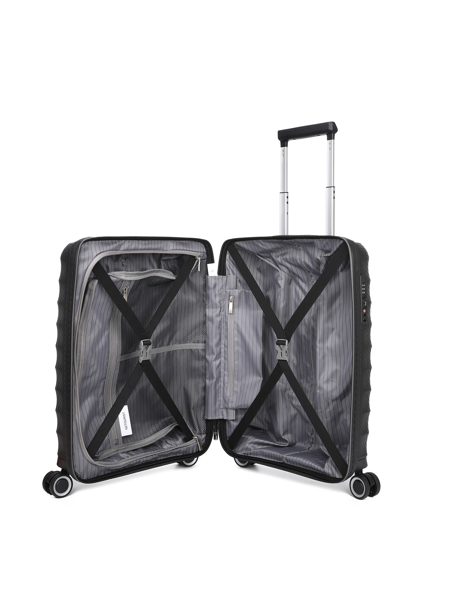 NZTourist Pro Traveller 55cm Suitcase - Black view 4