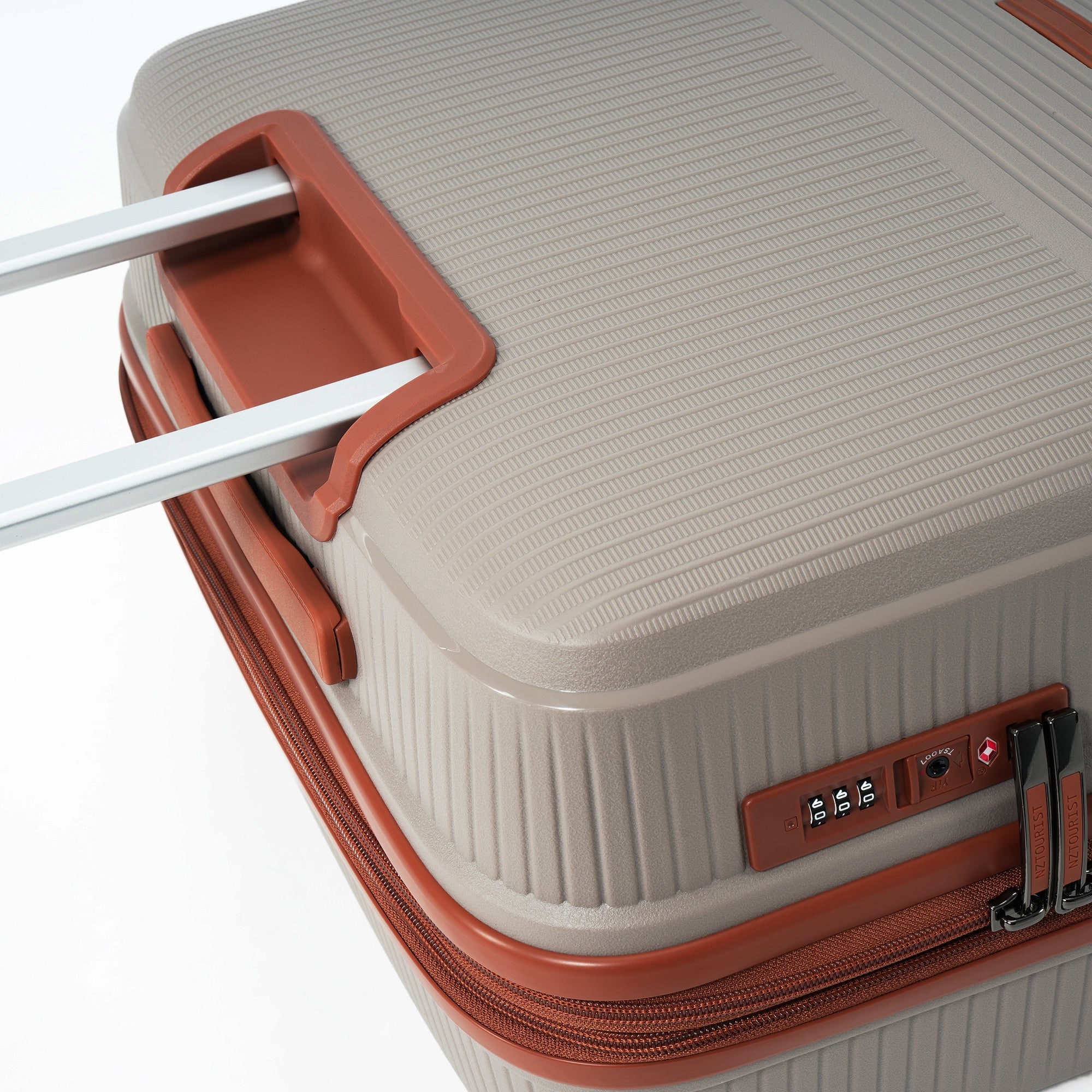 NZTourist Terra Luxe 76cm Suitcase - Taupe view 17