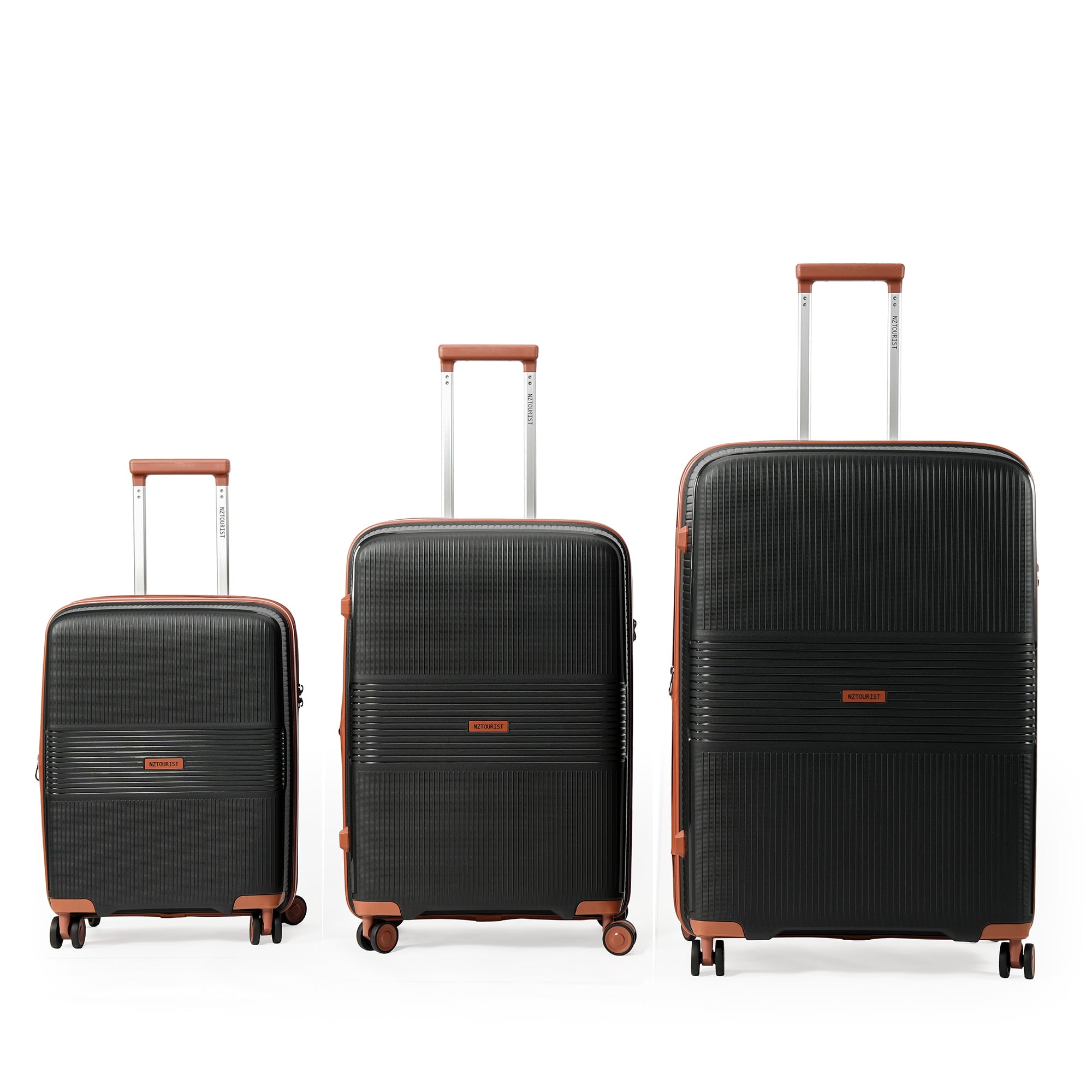 NZTourist Terra Luxe 76cm Suitcase - Black view 3
