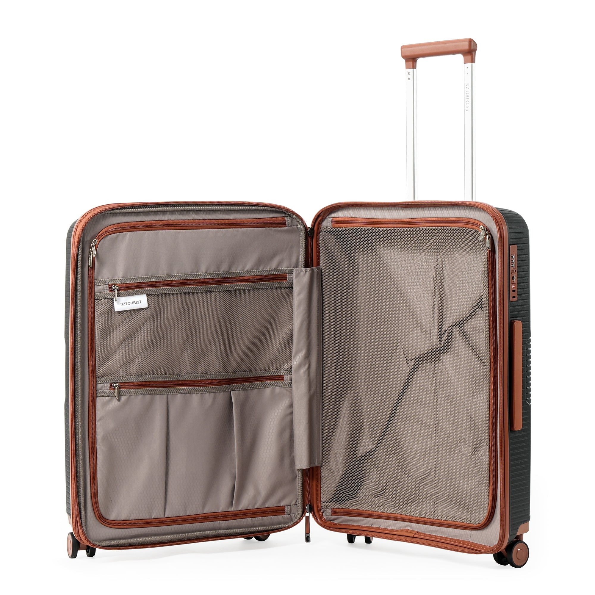 NZTourist Terra Luxe 76cm Suitcase - Black view 8