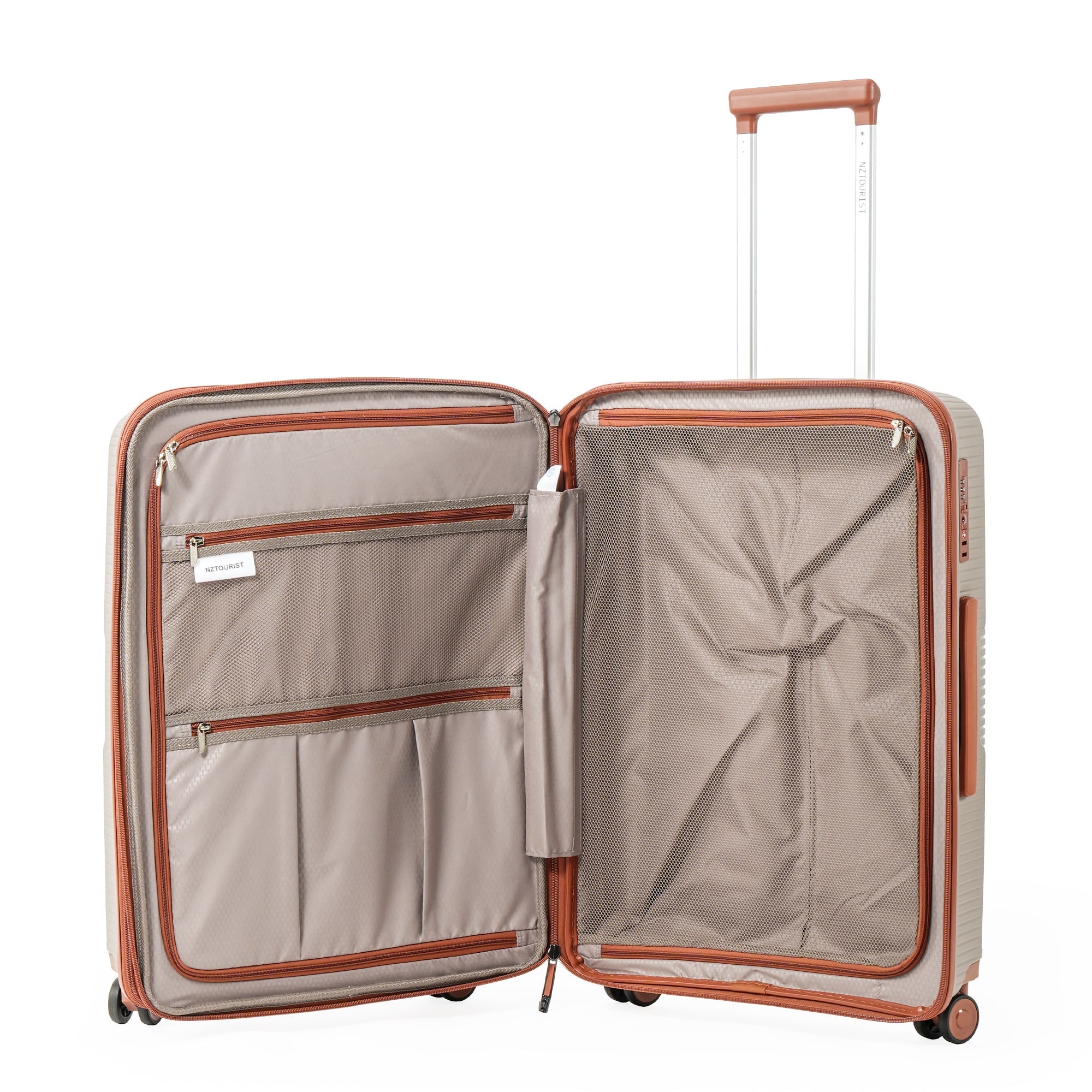 NZTourist Terra Luxe 76cm Suitcase - Taupe view 3