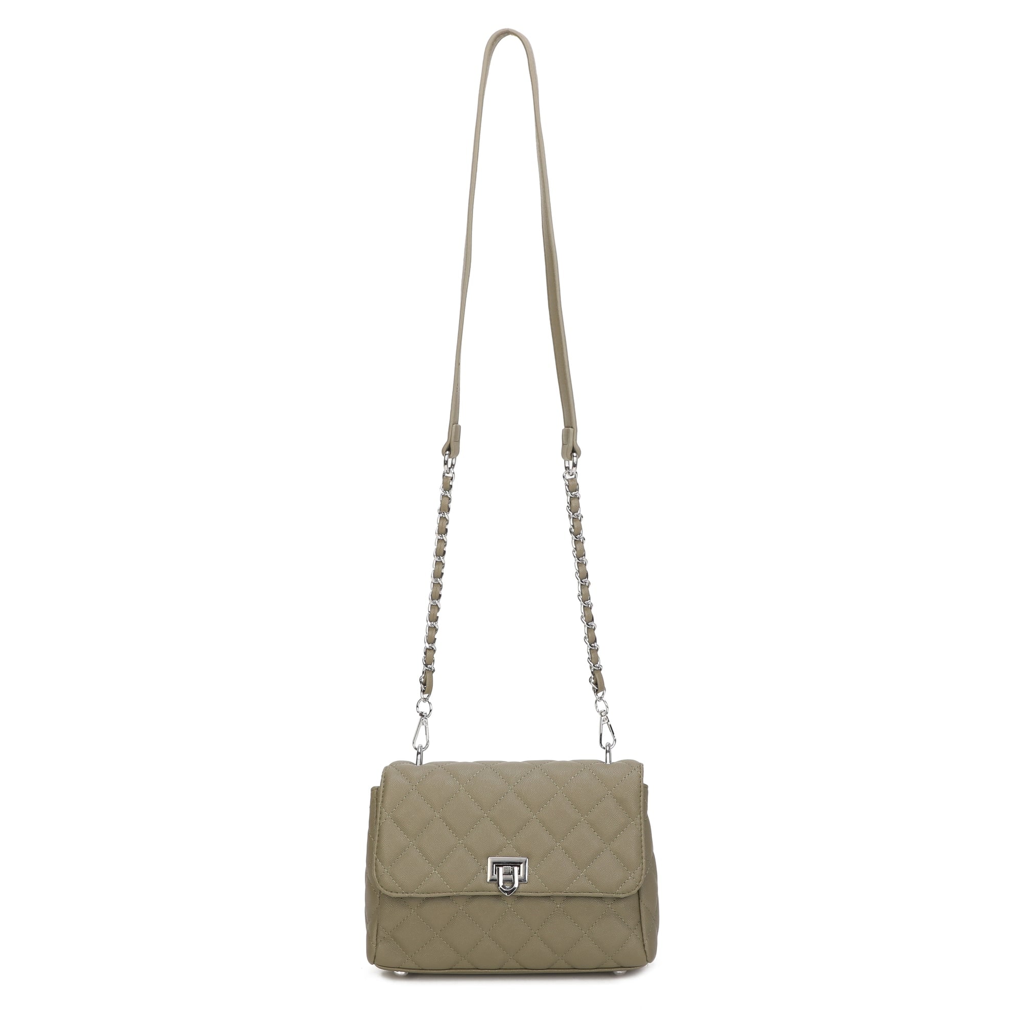 Paula Crossbody Bag - Khaki Green