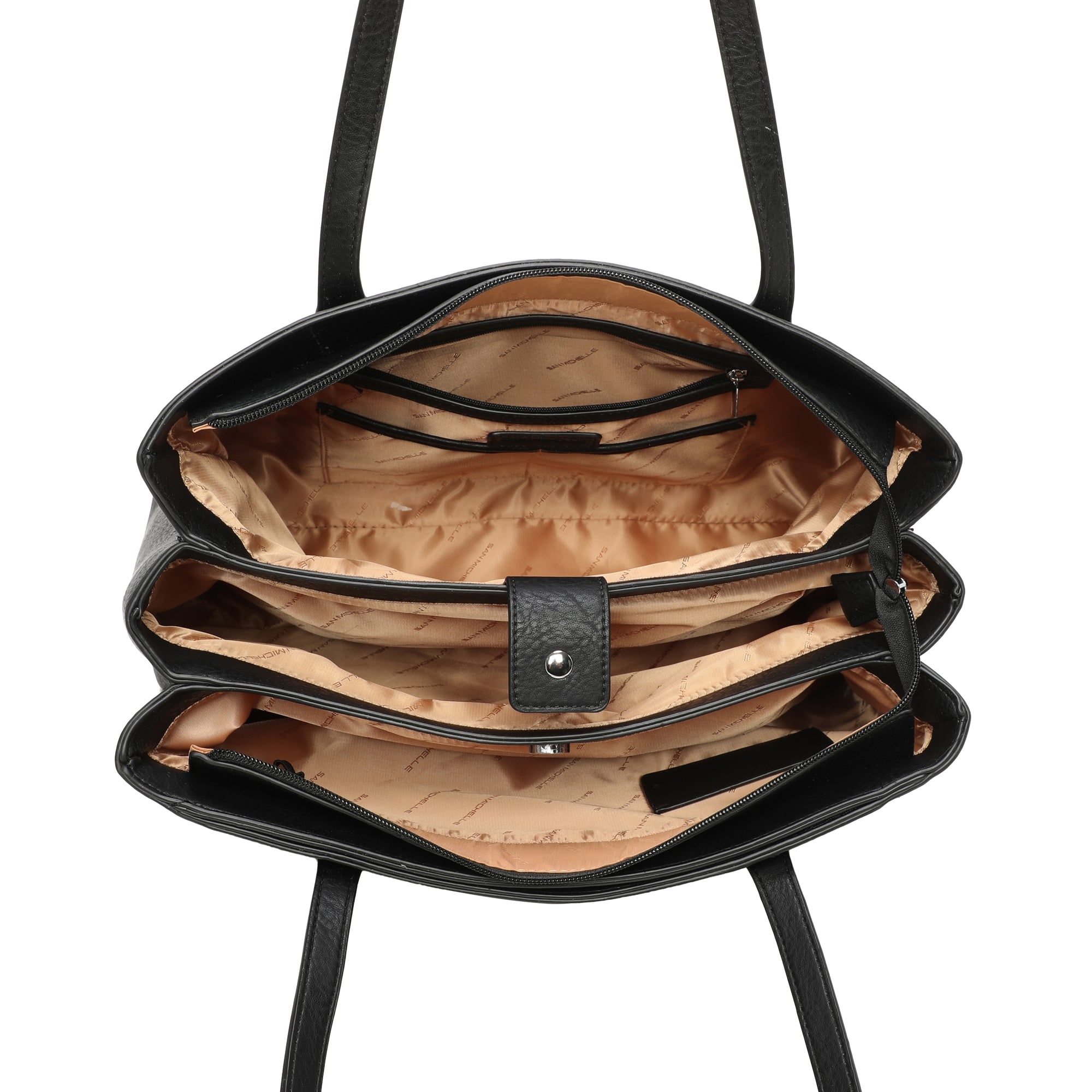Penny Tote Bag-Black view 4