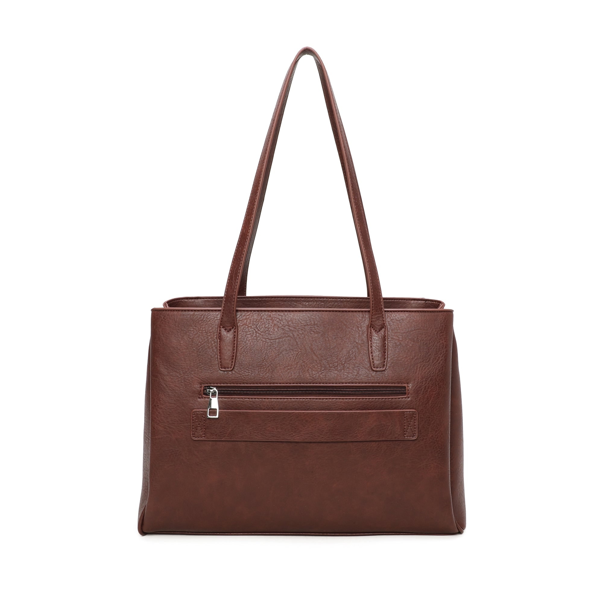 Penny Tote Bag-Chestnut Brown view 3