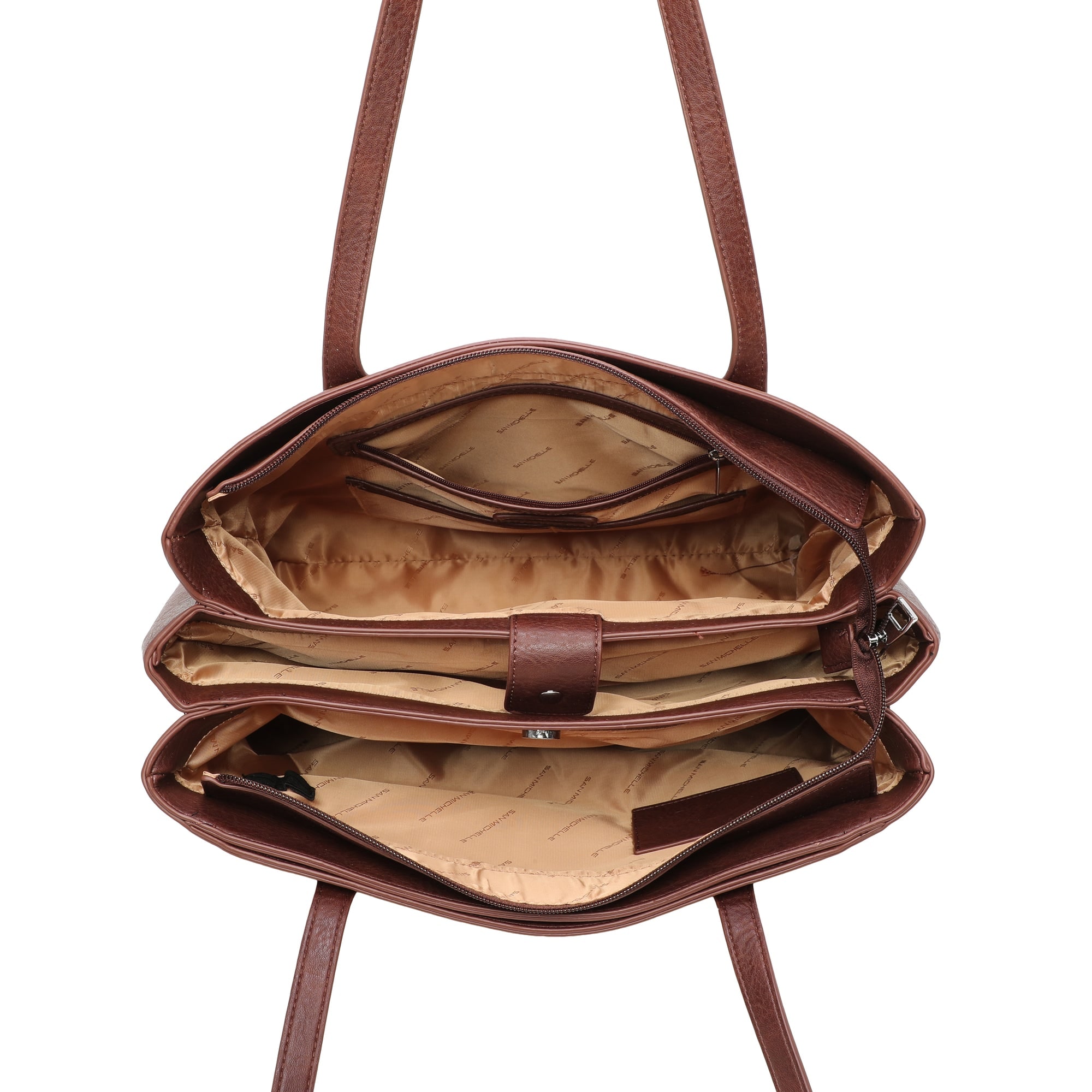 Penny Tote Bag-Chestnut Brown view 4