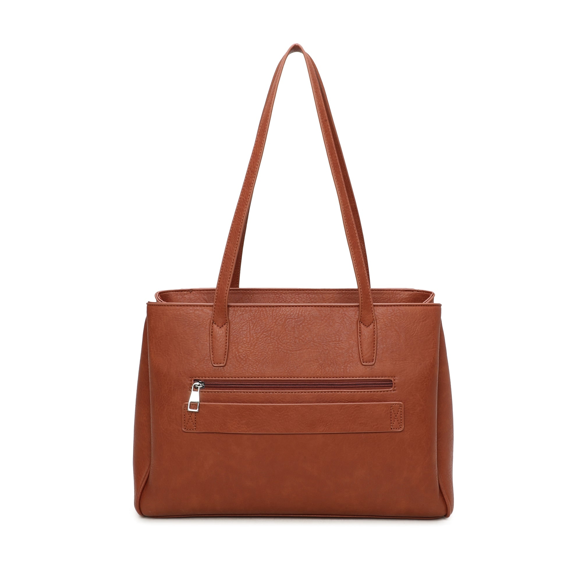 Penny Tote Bag-Rust view 3