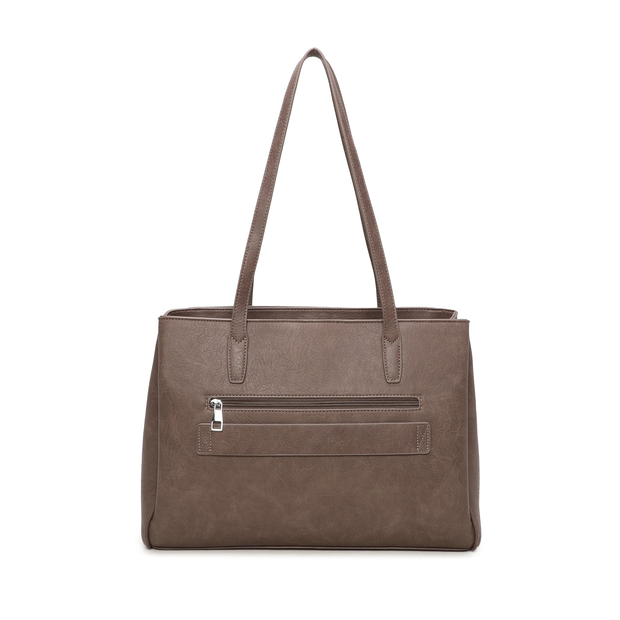 Penny Tote Bag-Taupe view 3