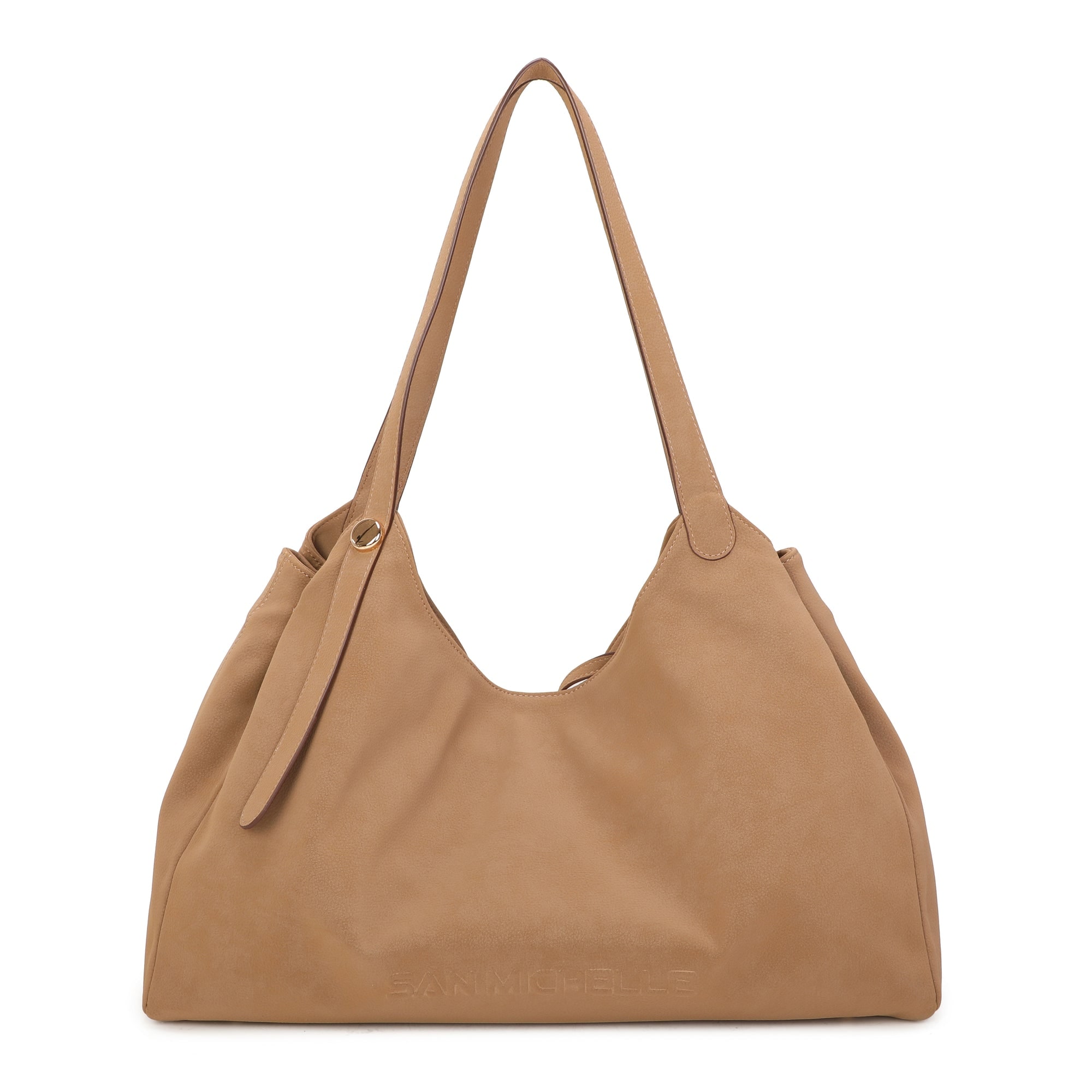 Reva Suede Hobo Bag - Tan view 3