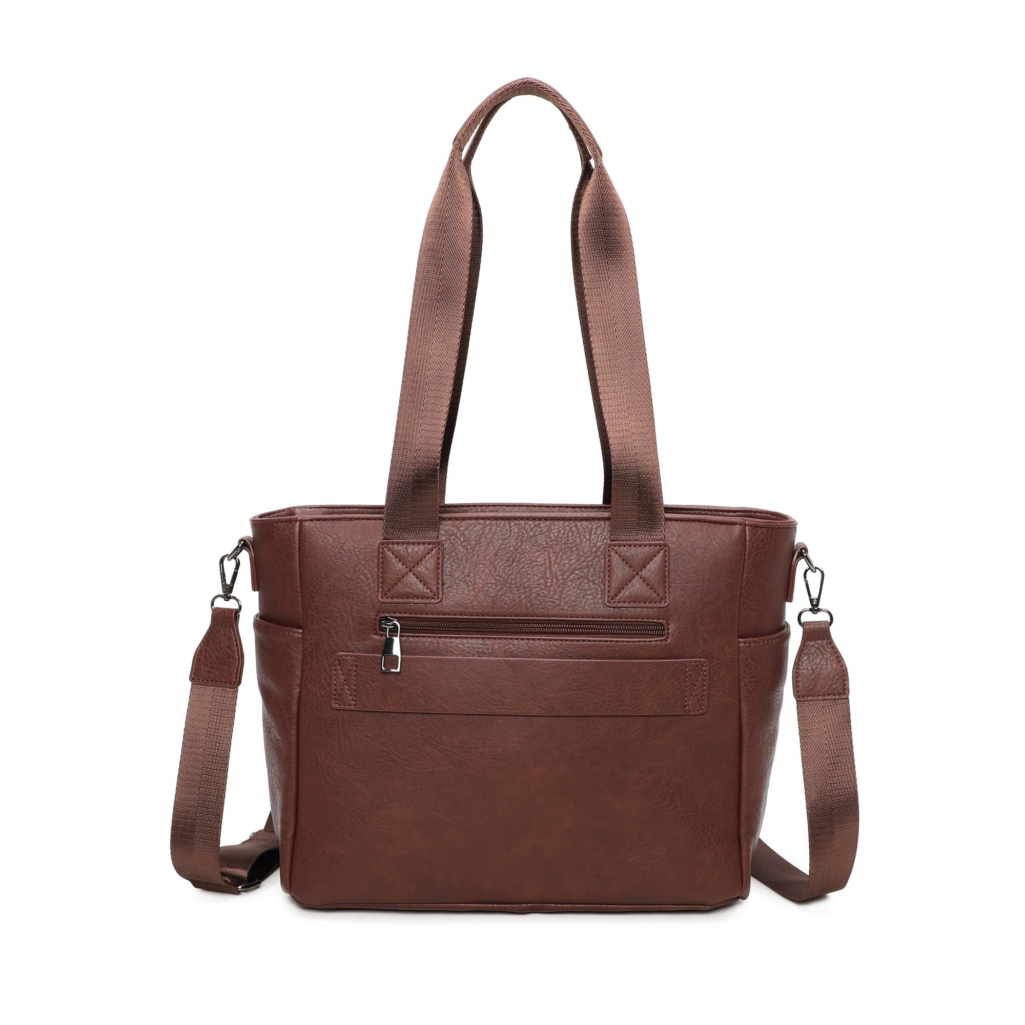 Riley Tote Bag-Chestnut Brown view 3
