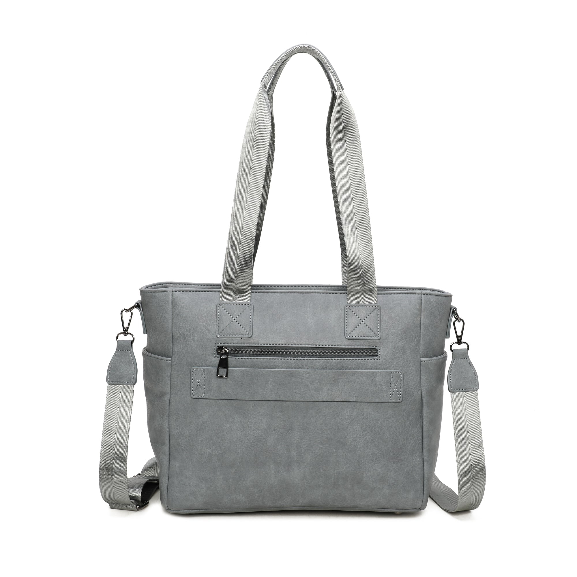 Riley Tote Bag-Grey view 3