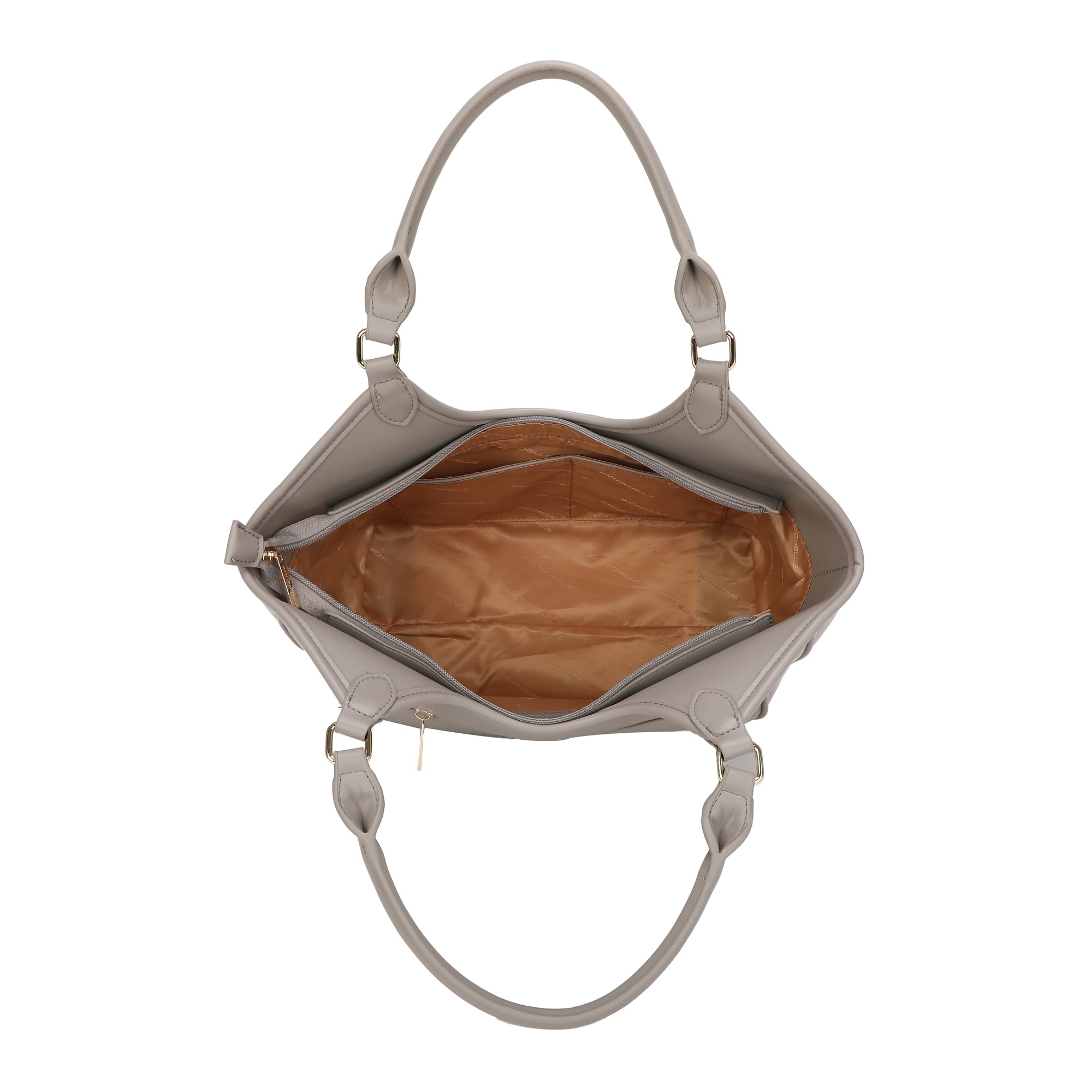 Romy Tote Bag - Taupe view 4