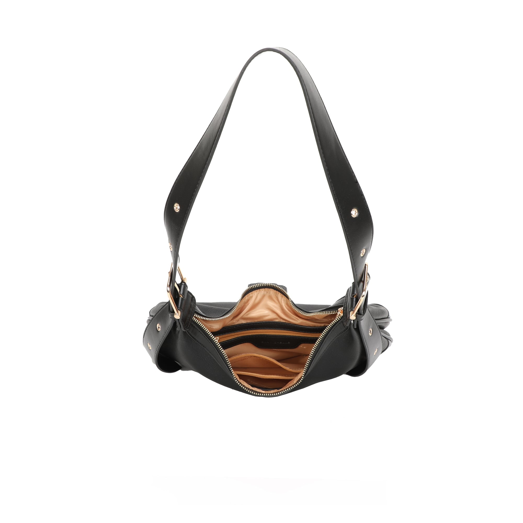 Rumi Hobo Bag - Black view 4