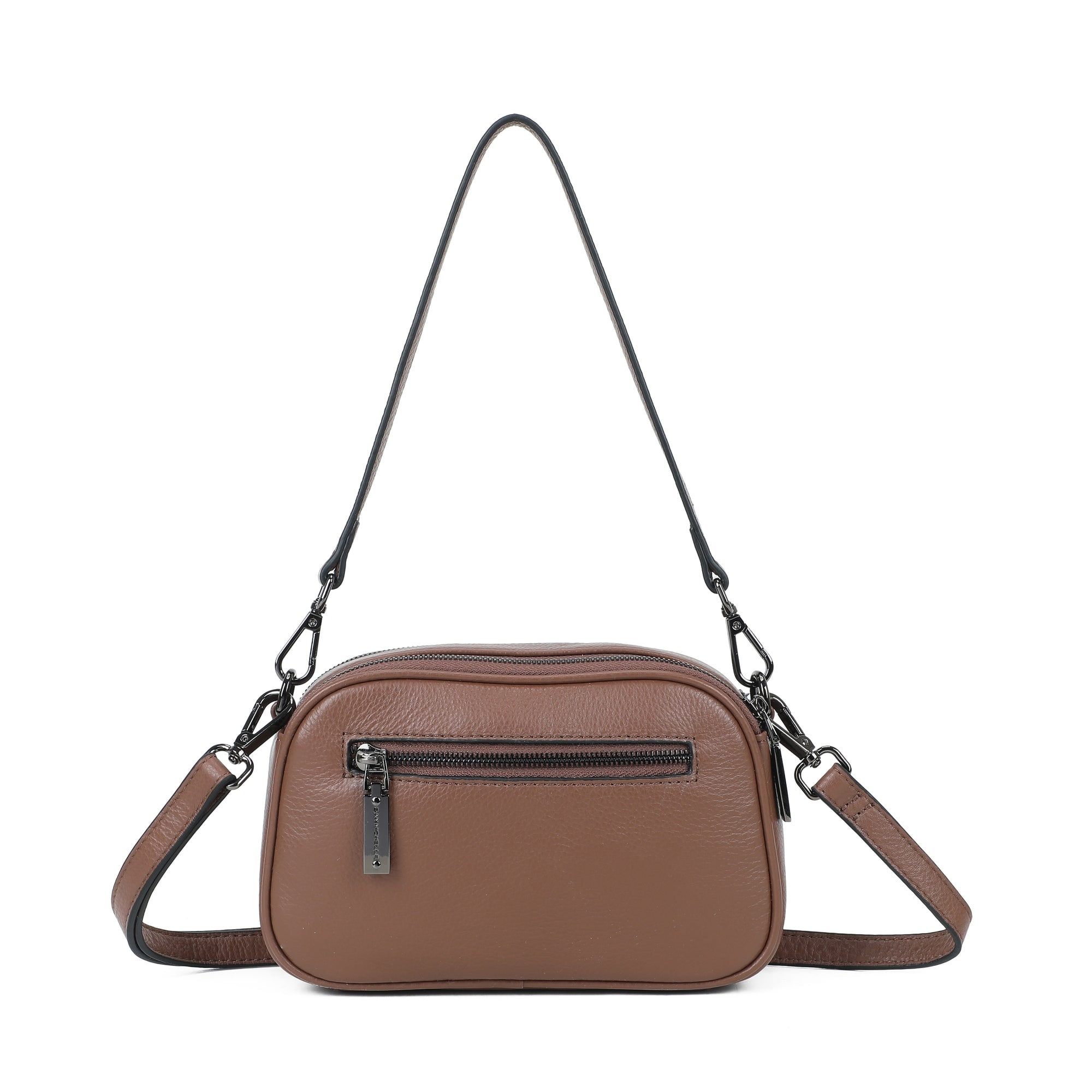 Sally Leather Crossbody Bag - Brown view 3
