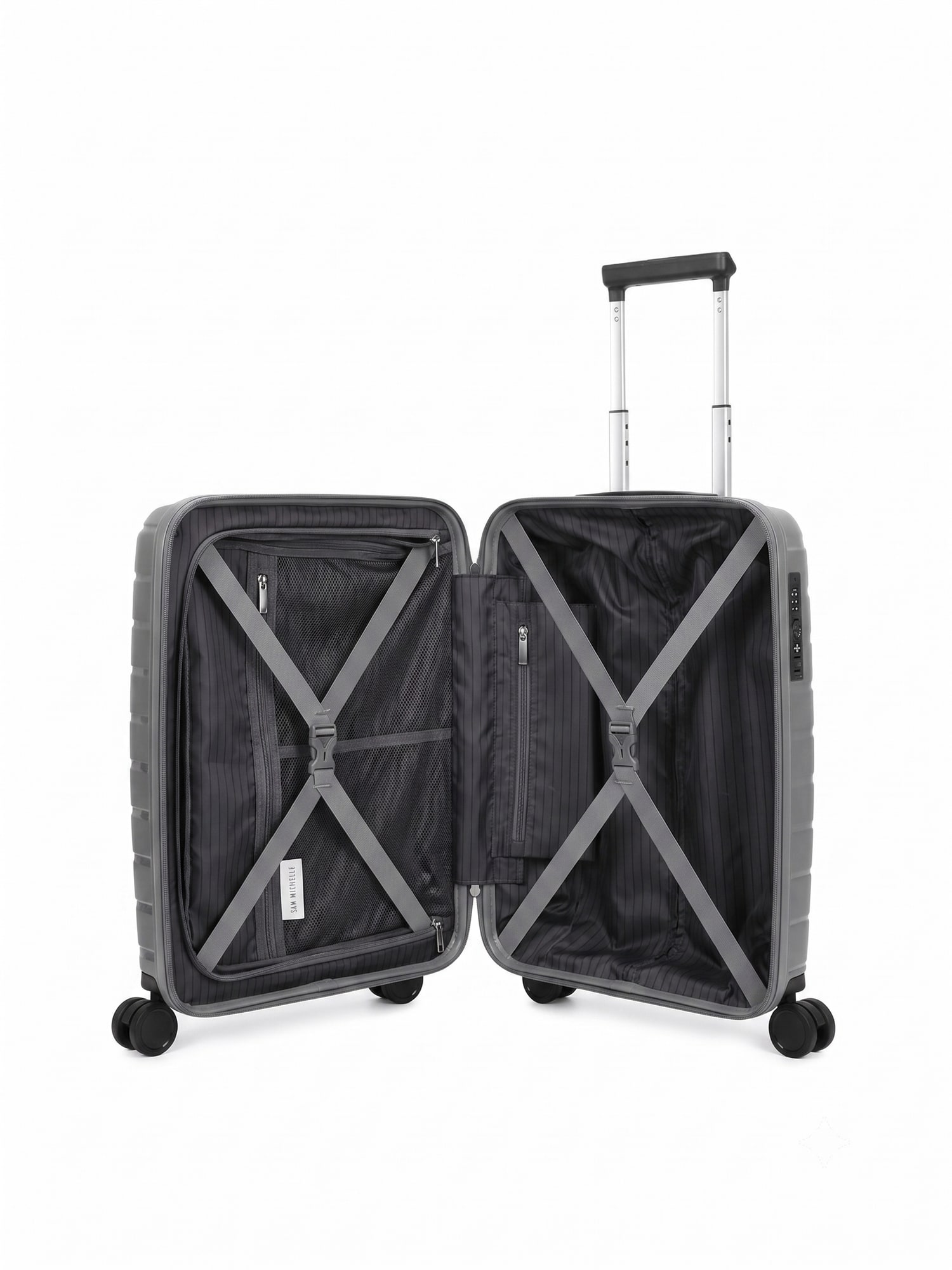 San Michelle Air Explorer 55cm Suitcase - Grey view 4
