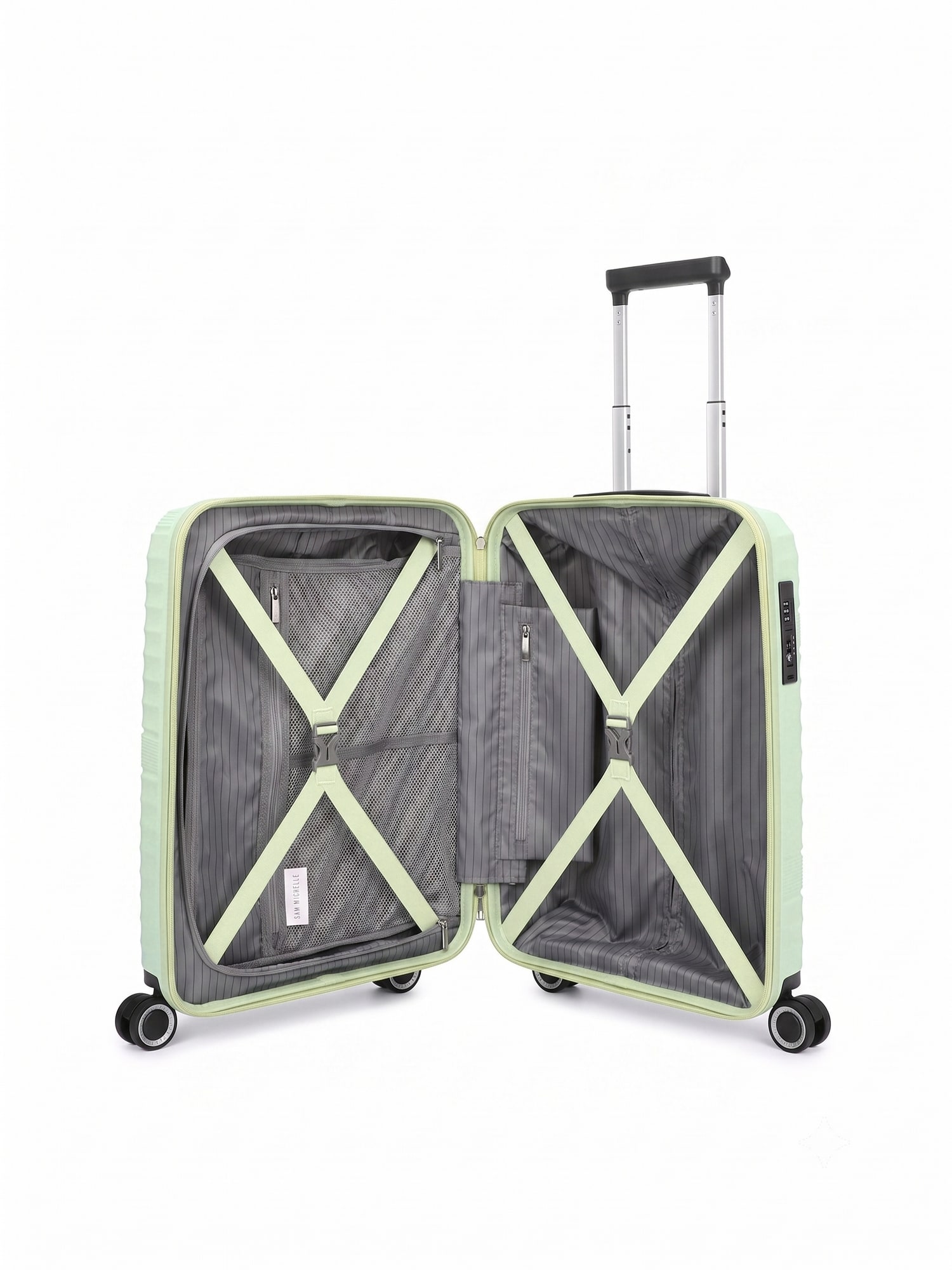San Michelle Air Luxe 55cm Suitcase - Green view 3