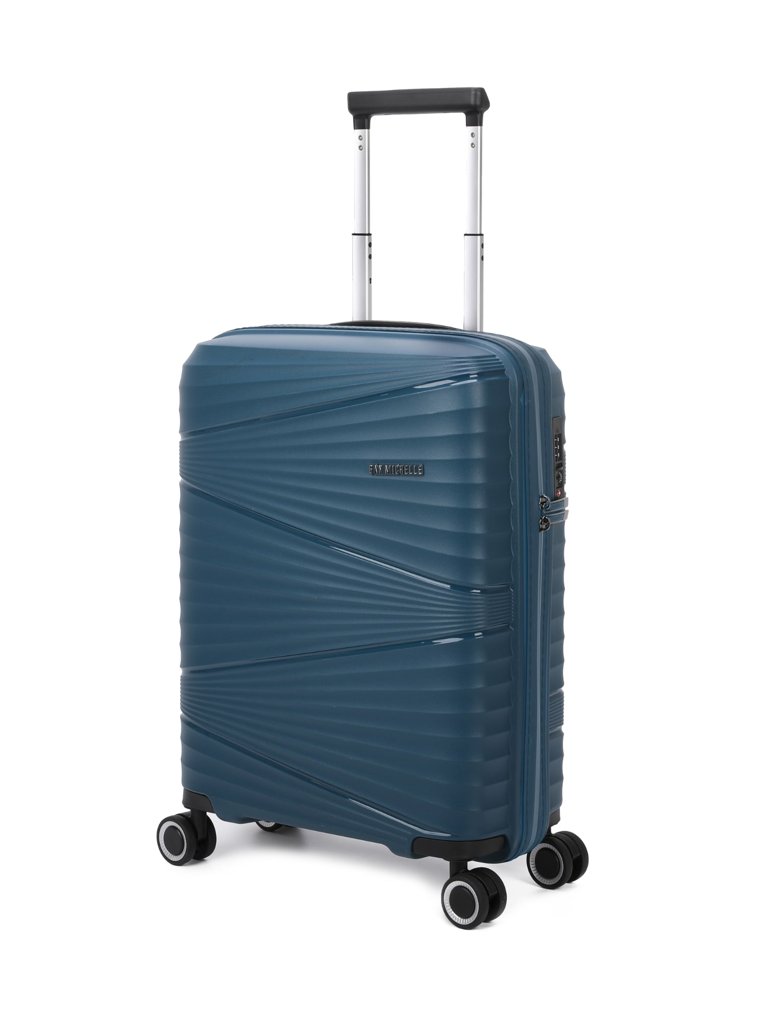 San Michelle Air Luxe 55cm Suitcase - Blue