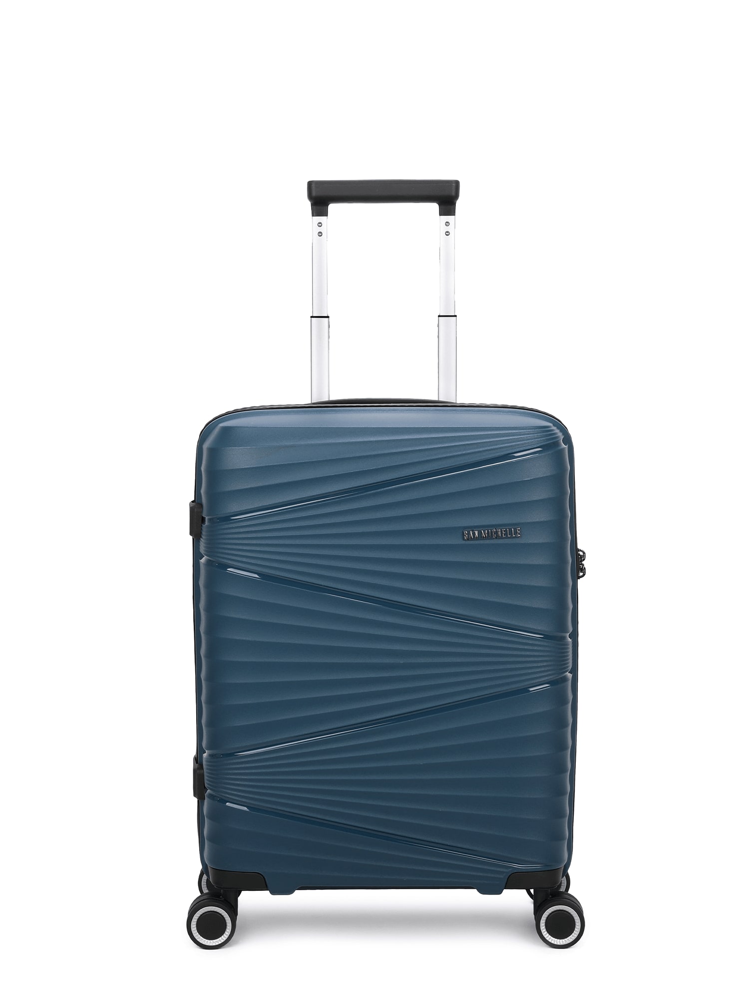 San Michelle Air Luxe 55cm Suitcase - Blue view 4