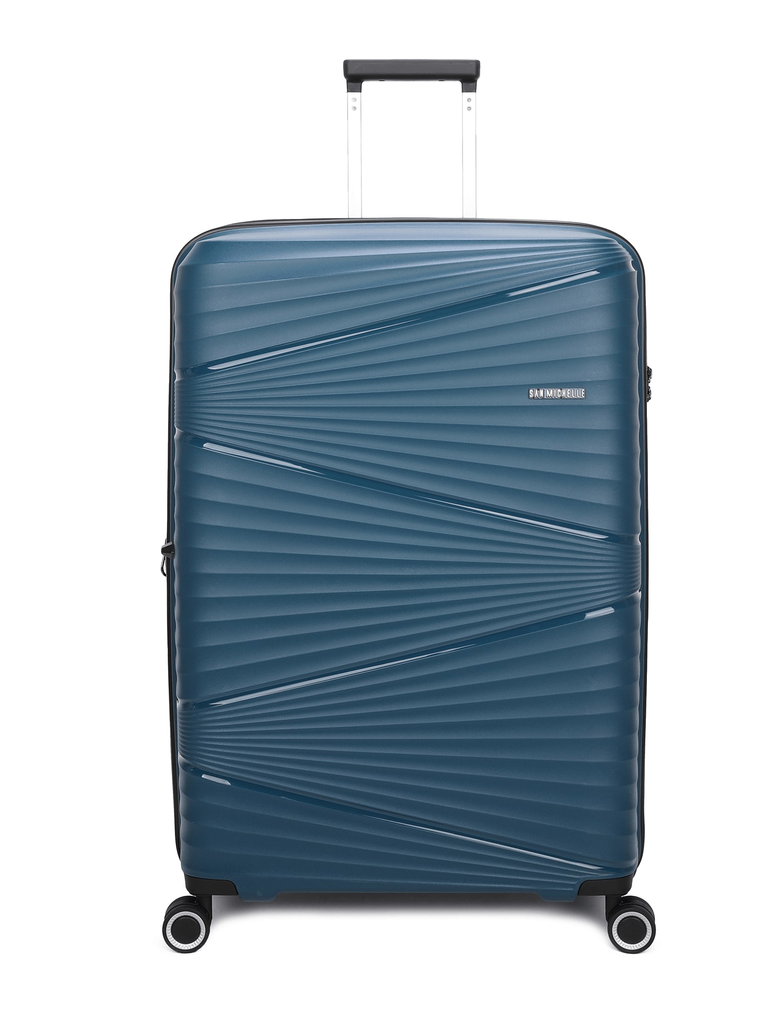 San Michelle Air Luxe 77cm Suitcase - Blue view 3