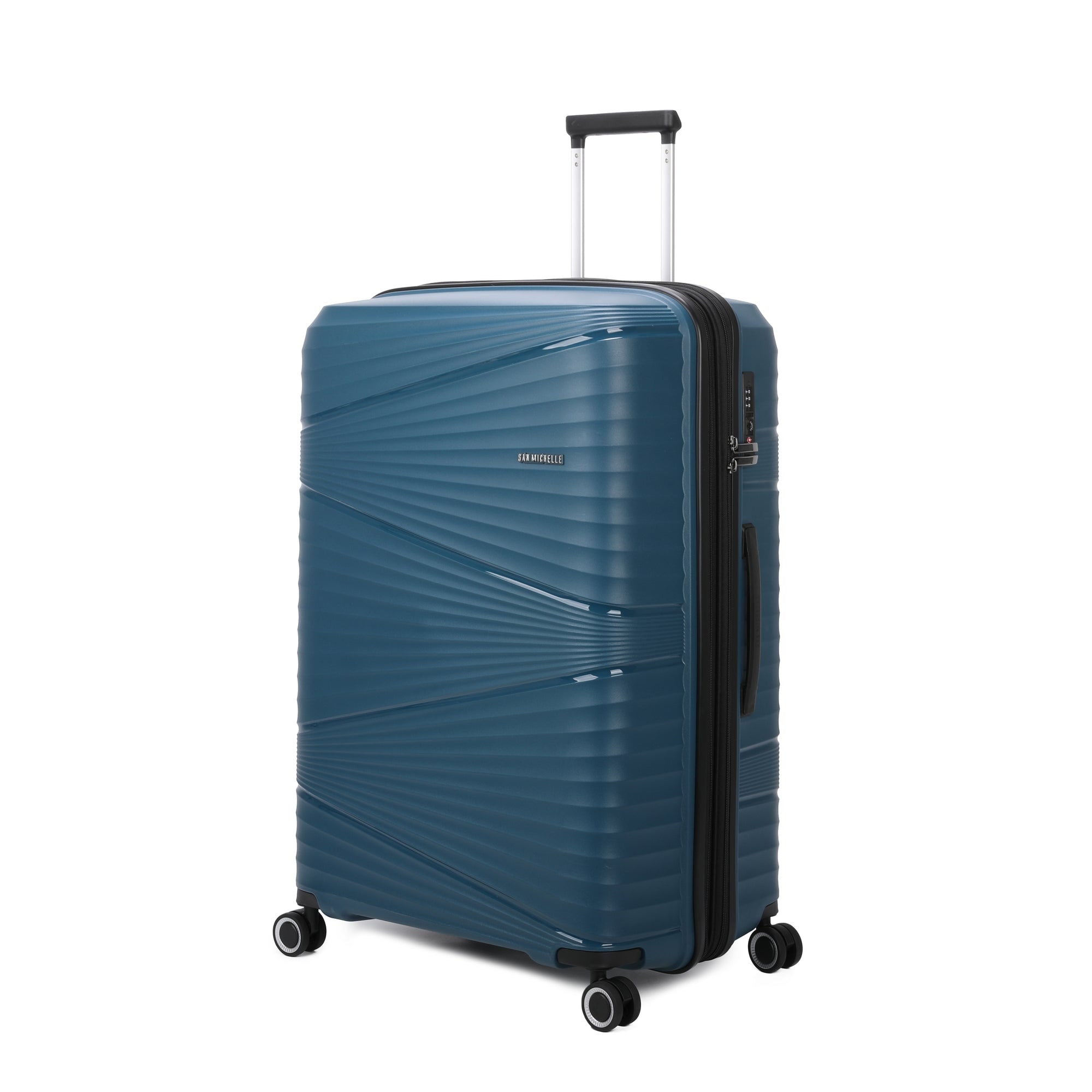 San Michelle Air Luxe 77cm Suitcase - Blue view 4