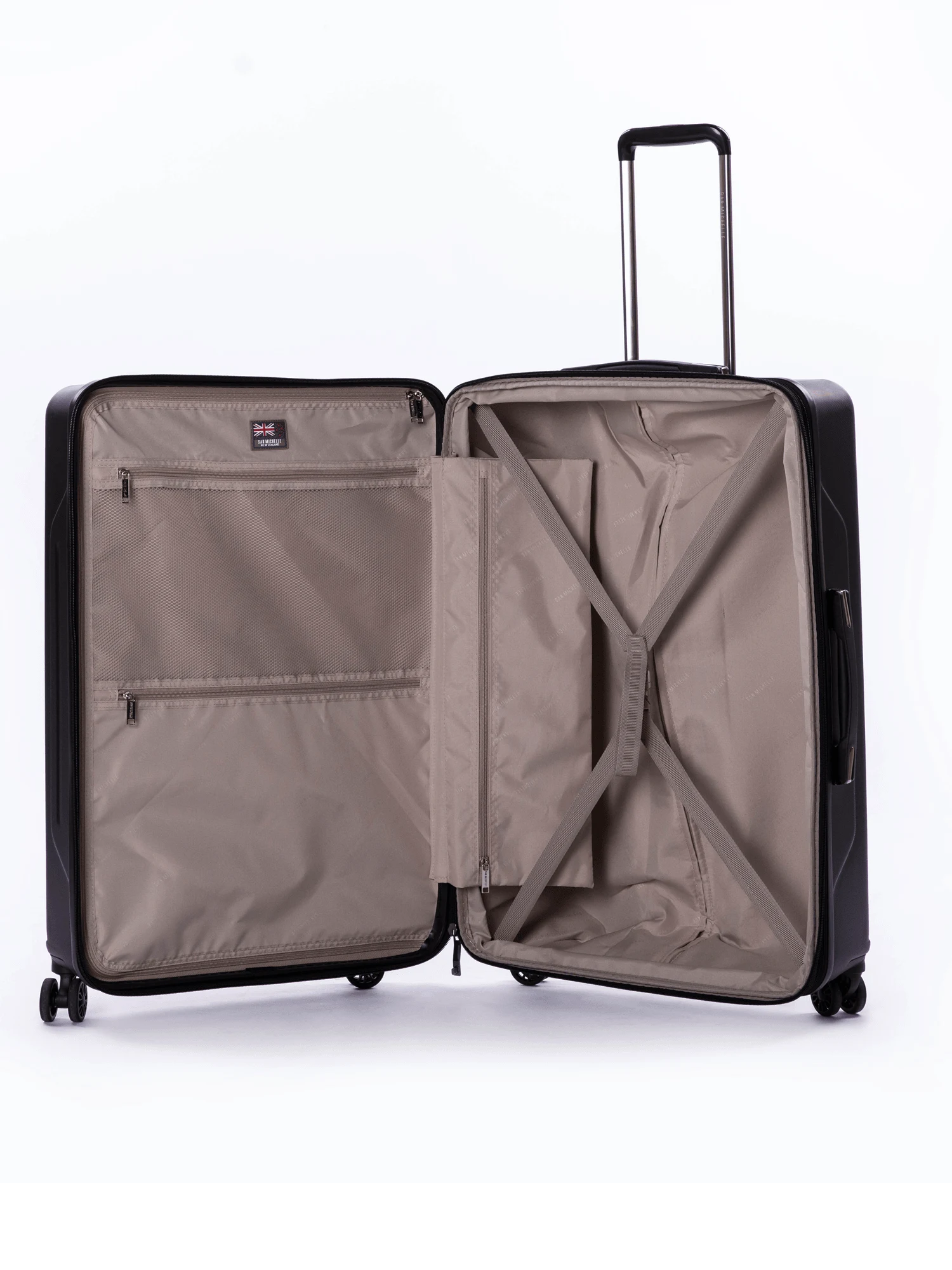 San Michelle Air Traveller 76cm Suitcase - Black view 6