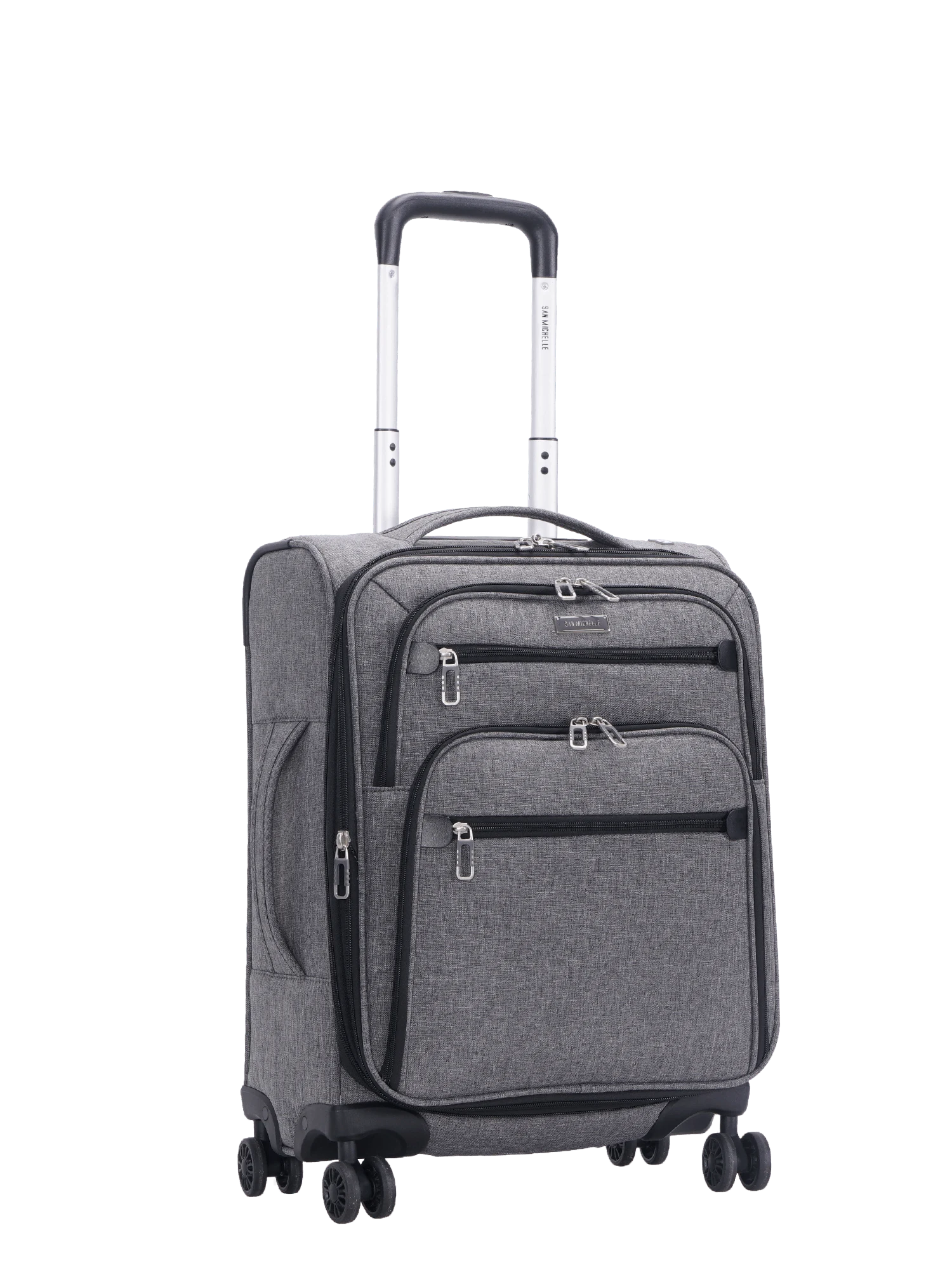 San Michelle Denim Traveller 55cm Suitcase - Dark Grey view 10