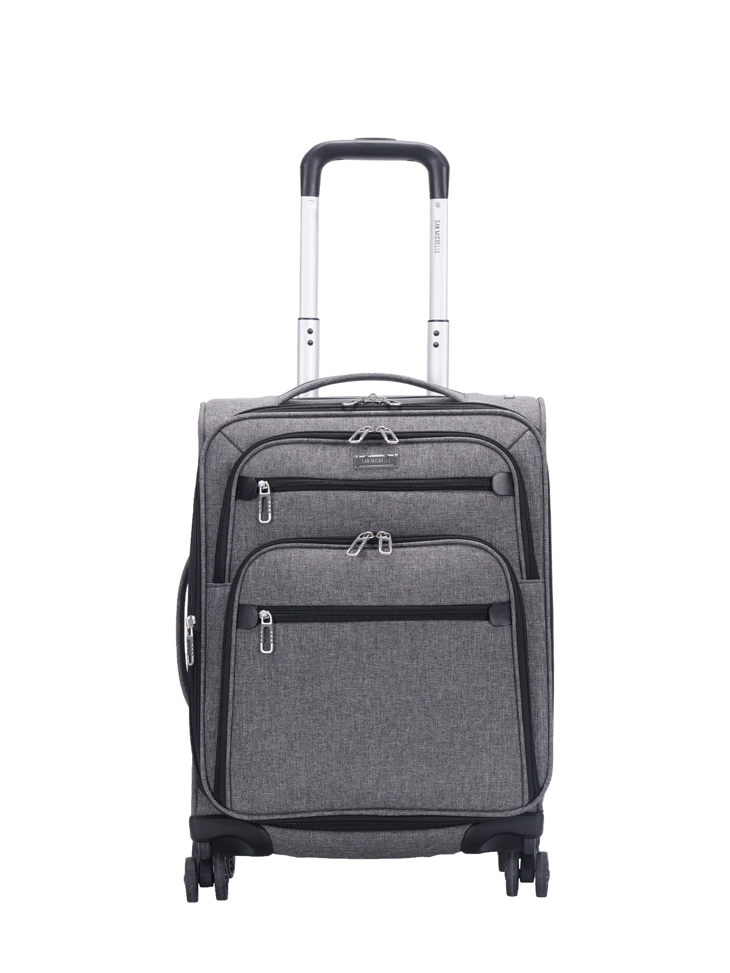 San Michelle Denim Traveller 55cm Suitcase - Dark Grey view 11