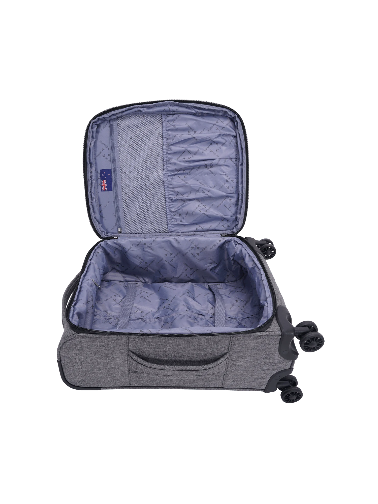 San Michelle Denim Traveller 55cm Suitcase - Dark Grey view 4